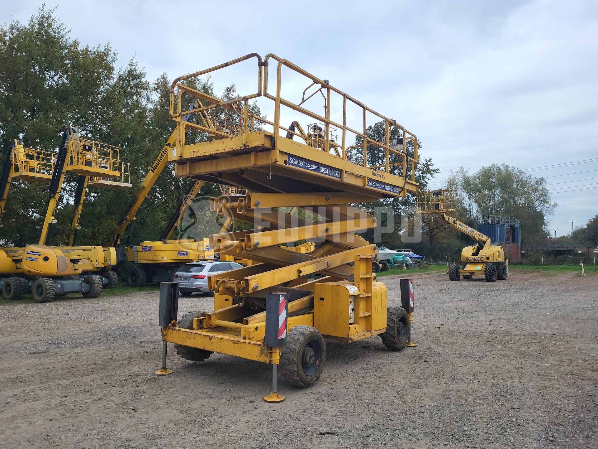 Haulotte H15 SX 4x4 Diesel (15m) - - Used Scissor Lift