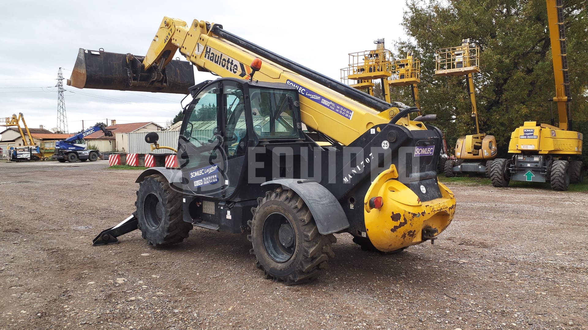 Haulotte HTL4017 with bucket and forks (16.7 meters) - - Used Telescopic Forklift