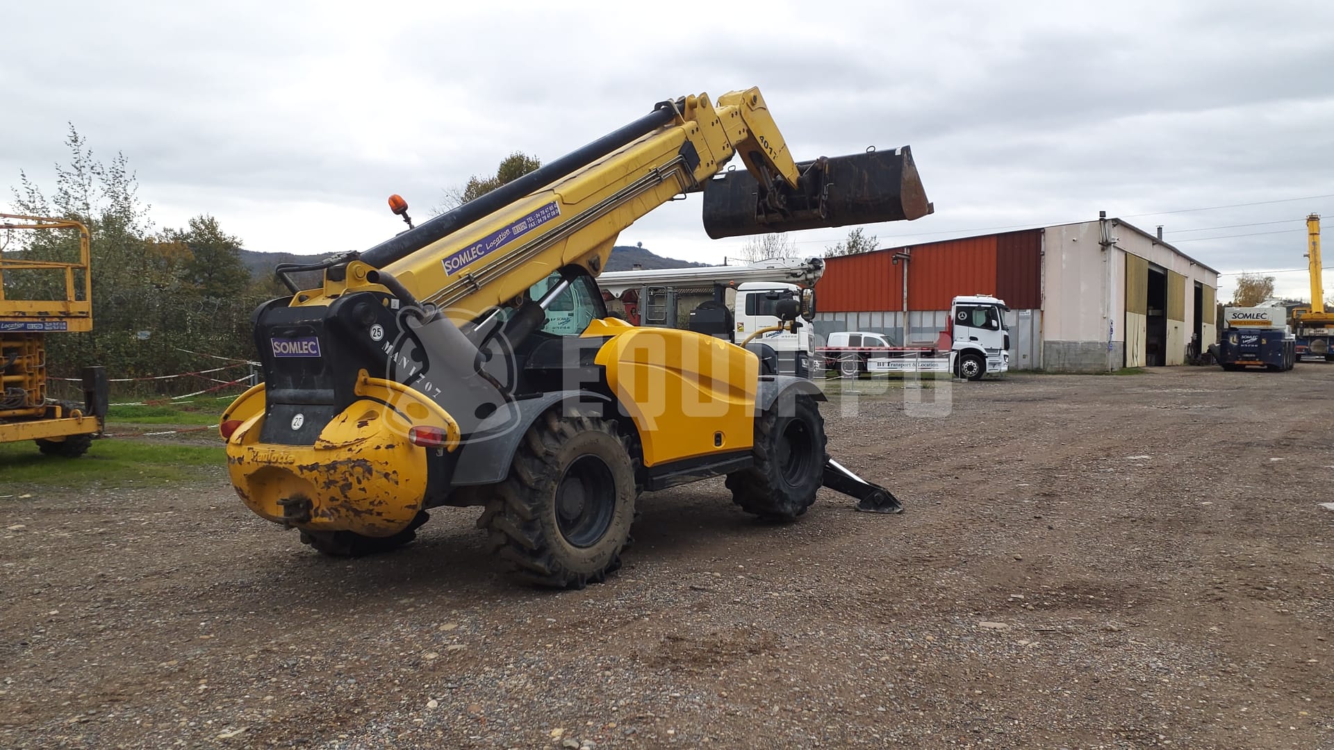 Haulotte HTL4017 with bucket and forks (16.7 meters) - - Used Telescopic Forklift