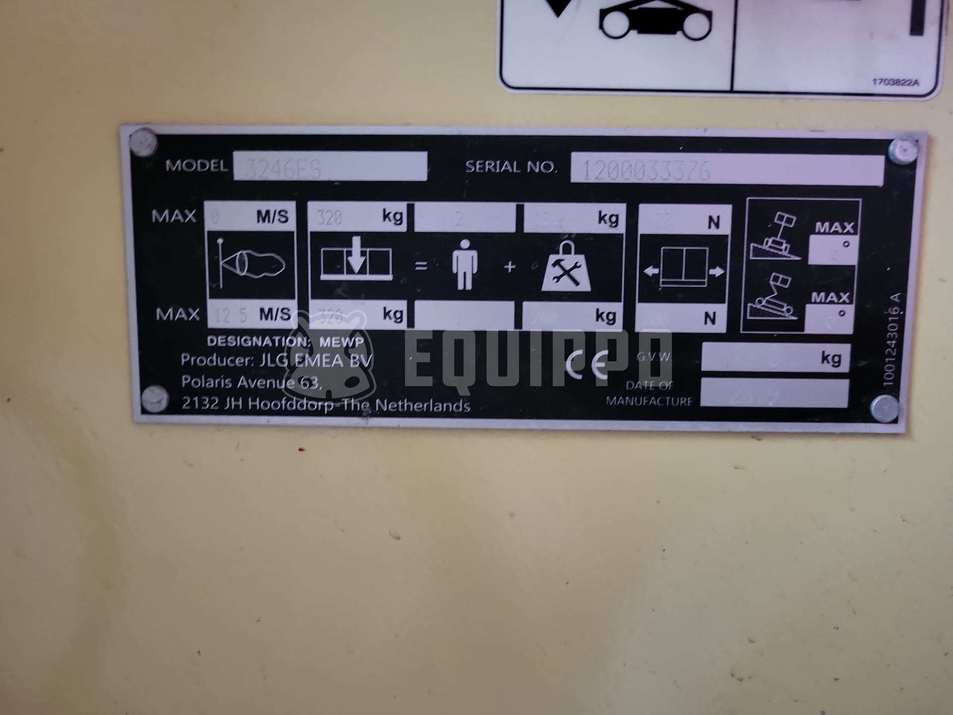 JLG 3246ES (für Teile nur) - - Gebrauchte  Scherenhubtisch