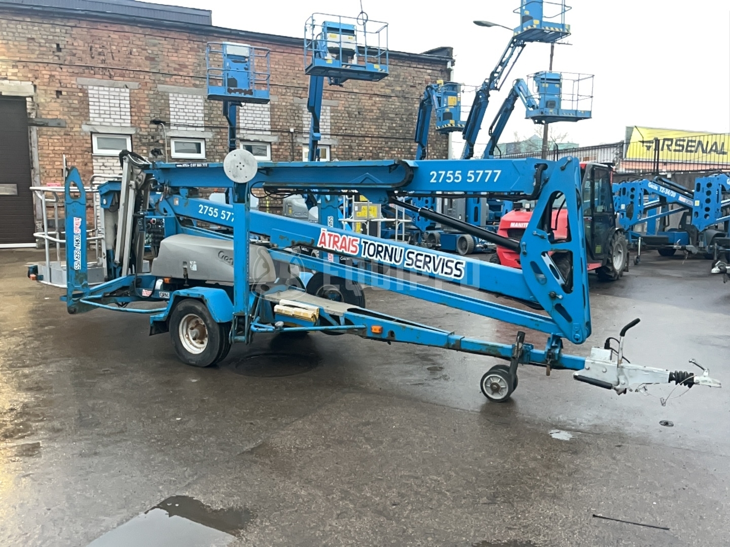 Genie TZ-50 DC con Drive 17.09 m - - Trailer-Mounted Boom Lift Usada