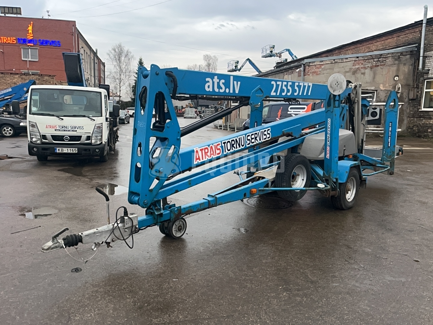 Genie TZ-50 DC con Drive 17.09 m - - Trailer-Mounted Boom Lift Usada