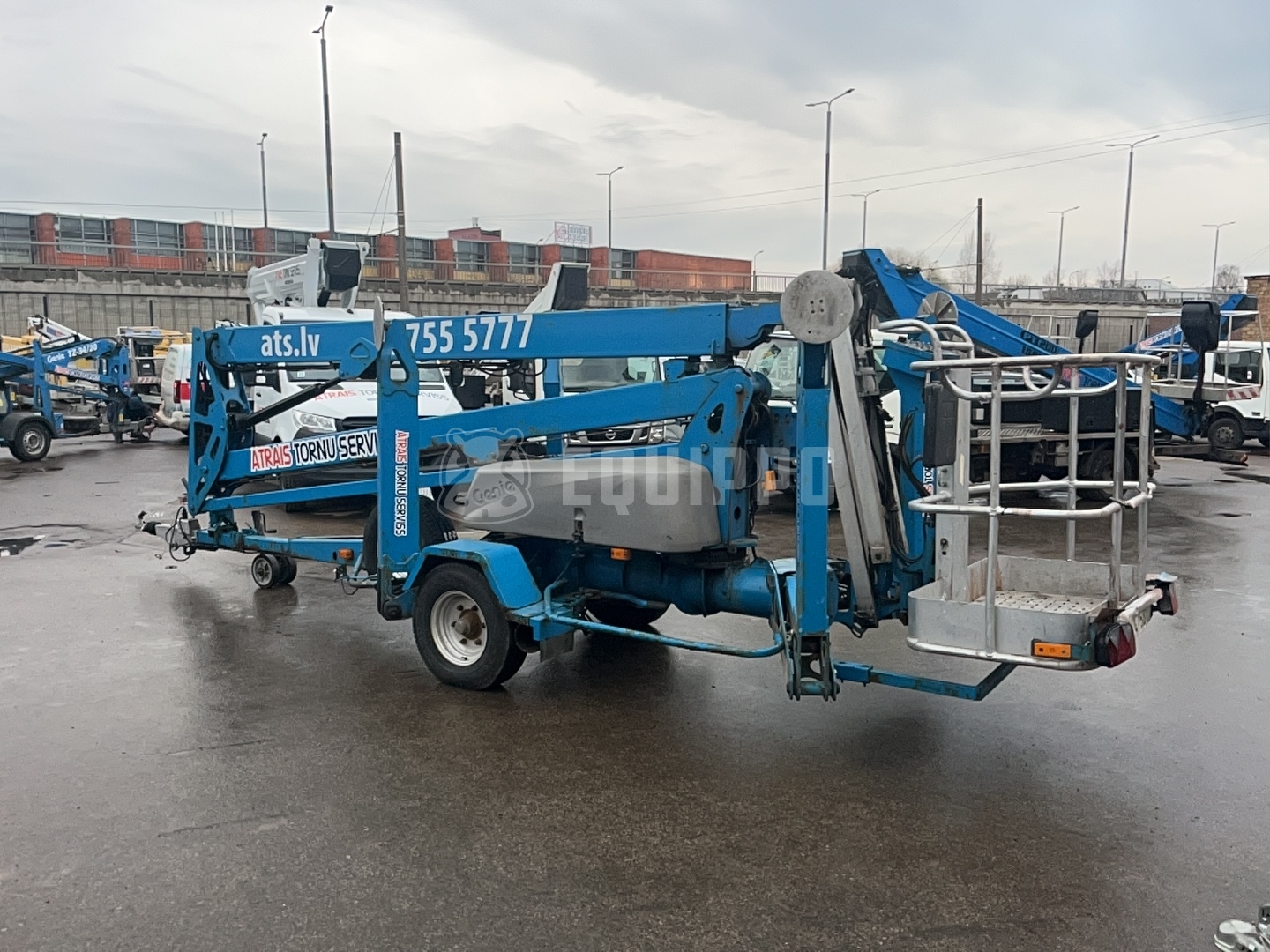 Genie TZ-50 DC con Drive 17.09 m - - Trailer-Mounted Boom Lift Usada