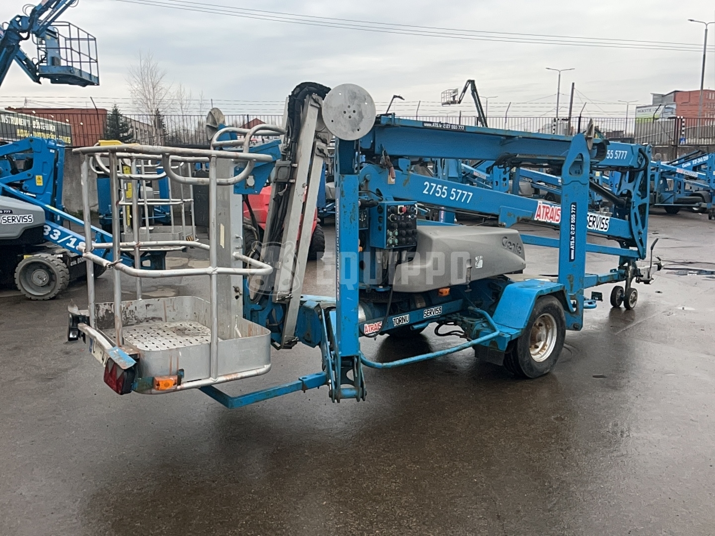 Genie TZ-50 DC con Drive 17.09 m - - Trailer-Mounted Boom Lift Usada