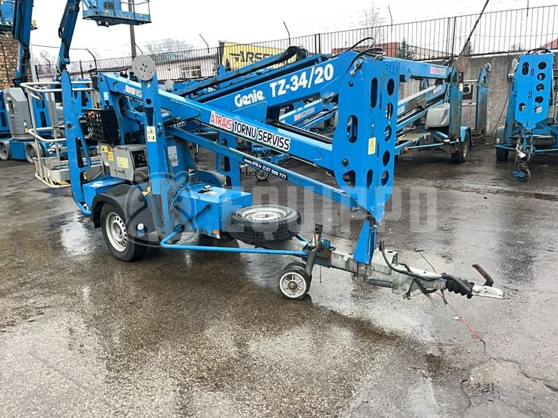 Genie TZ34 (12m) - - Used Trailer-Mounted Boom Lift