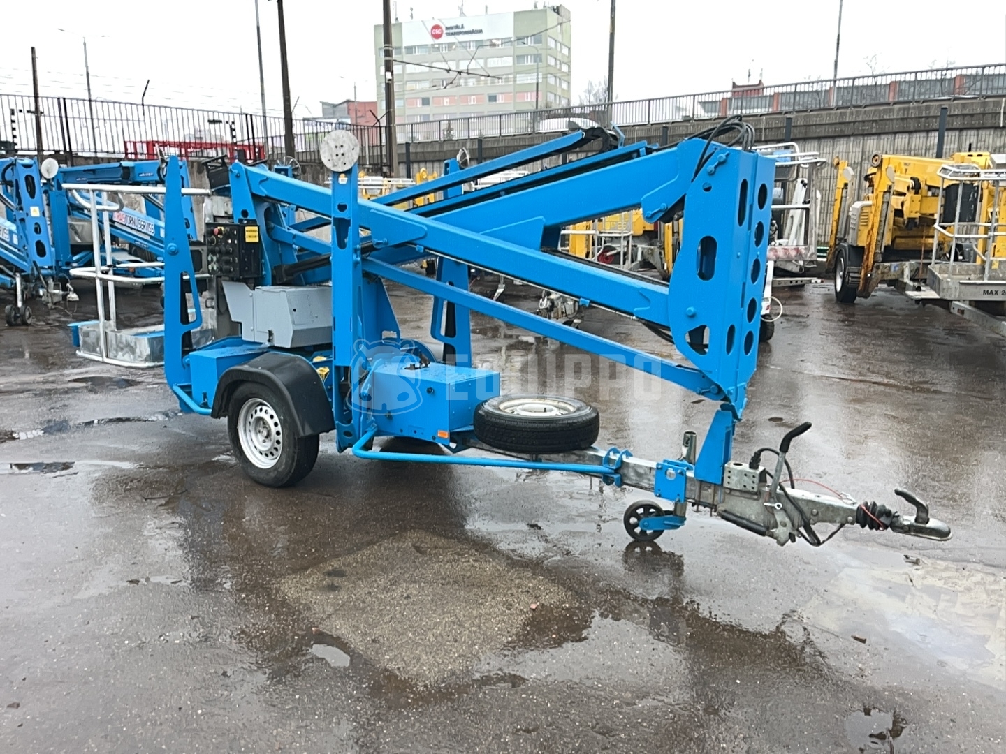 Genie TZ34 (12m) - - Used Trailer-Mounted Boom Lift