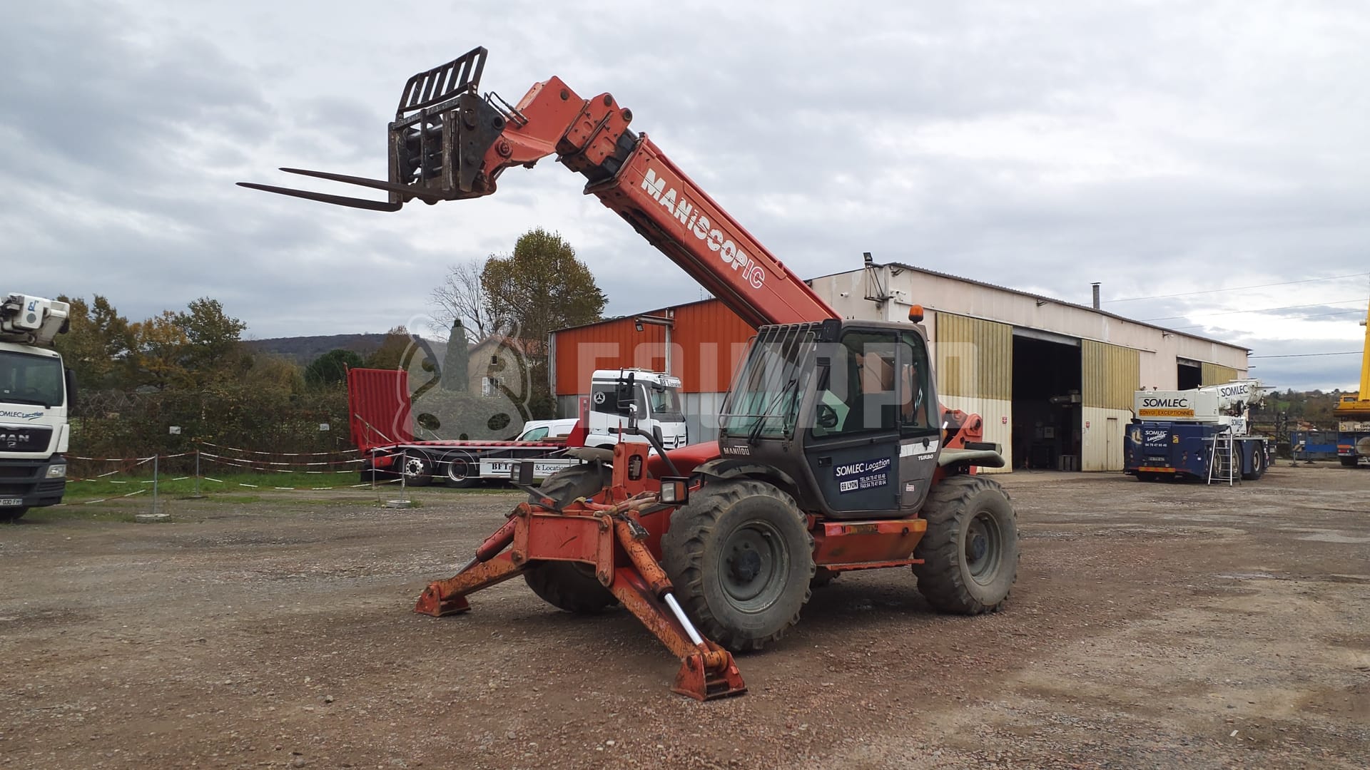 Manitou MT1740SL Turbo (17 meters) - - Used Telescopic Forklift