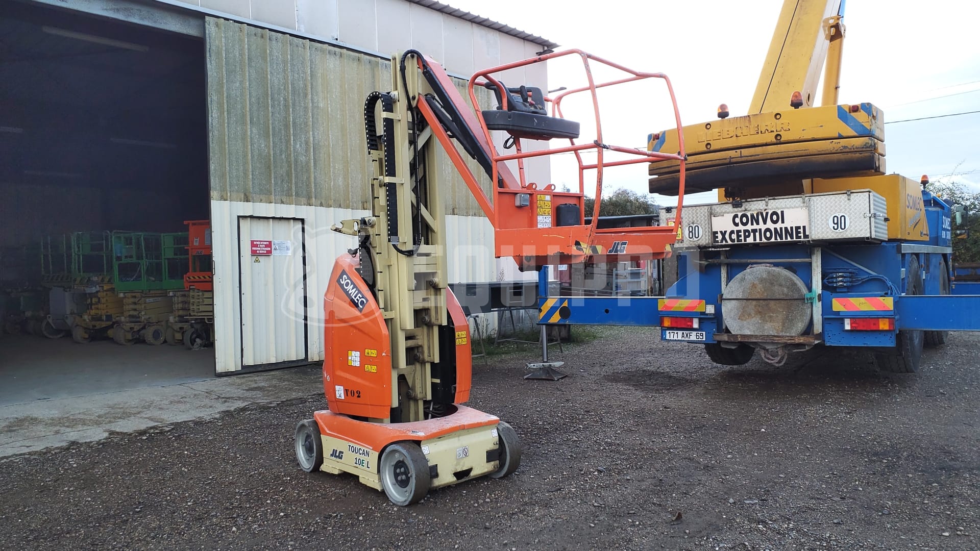 JLG-Toucan 10E (8 meter) - - Gebruikte Verticale Masthoogwerker