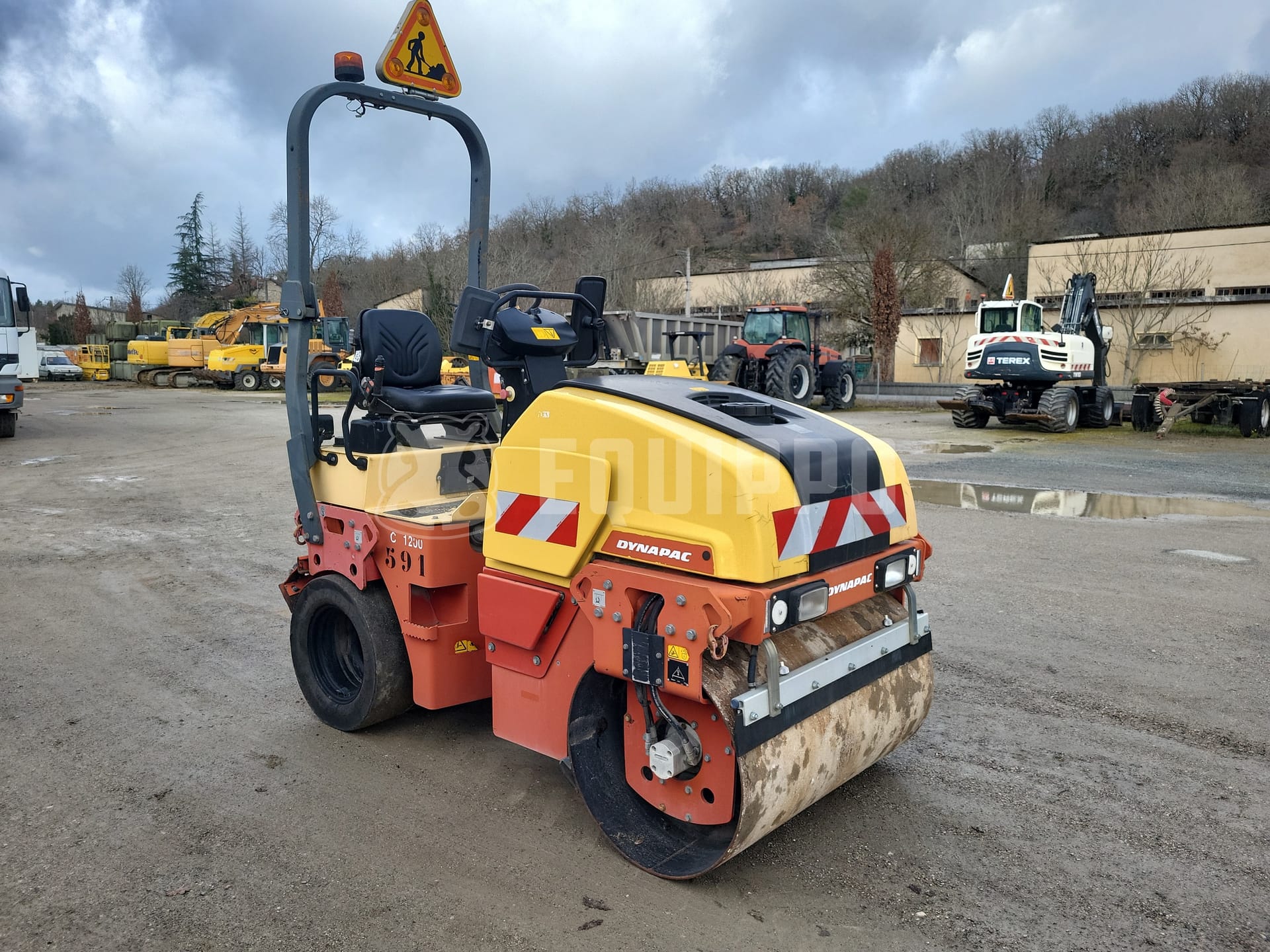 Dynapac Cc 1200 C - - Gebruikte Combinatiewals