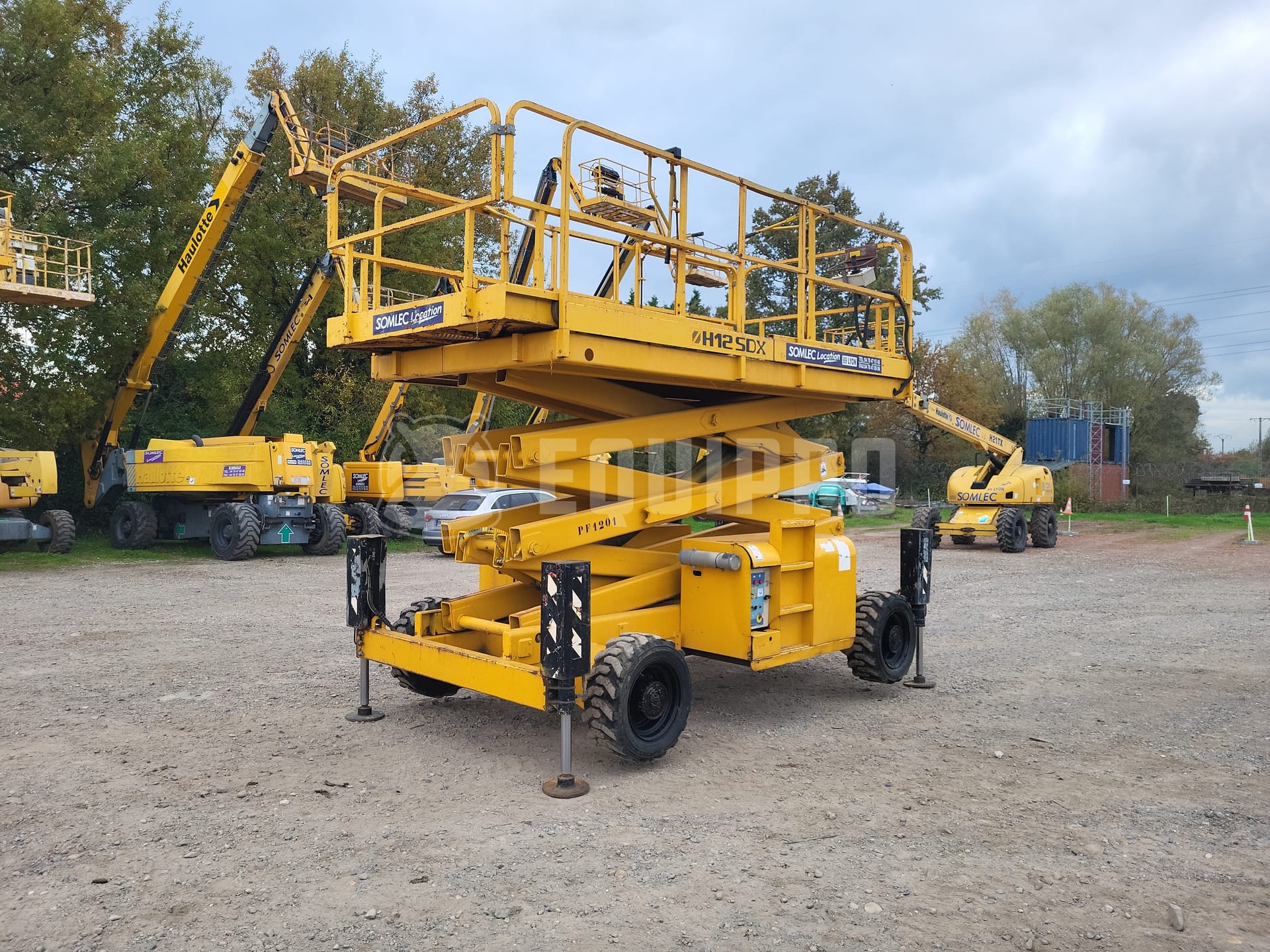 Haulotte H12SDX (12m) - - Gebruikte Schaarhoogwerker