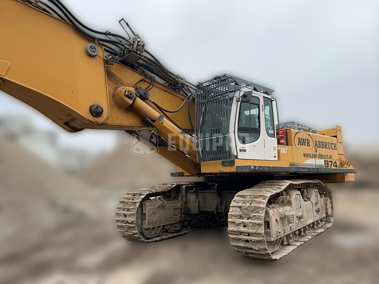 Liebherr R 974 C Litronic with longfront demolition boom 39m - - Used Demolition Excavator