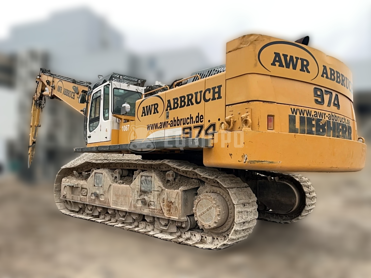 Liebherr R 974 C Litronic with longfront demolition boom 39m - - Used Demolition Excavator