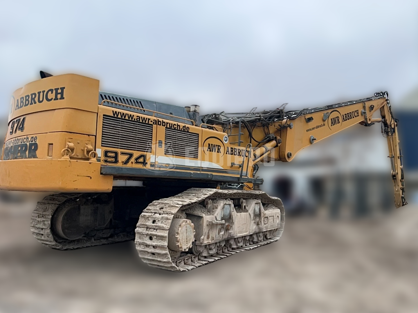 Liebherr R 974 C Litronic with longfront demolition boom 39m - - Used Demolition Excavator