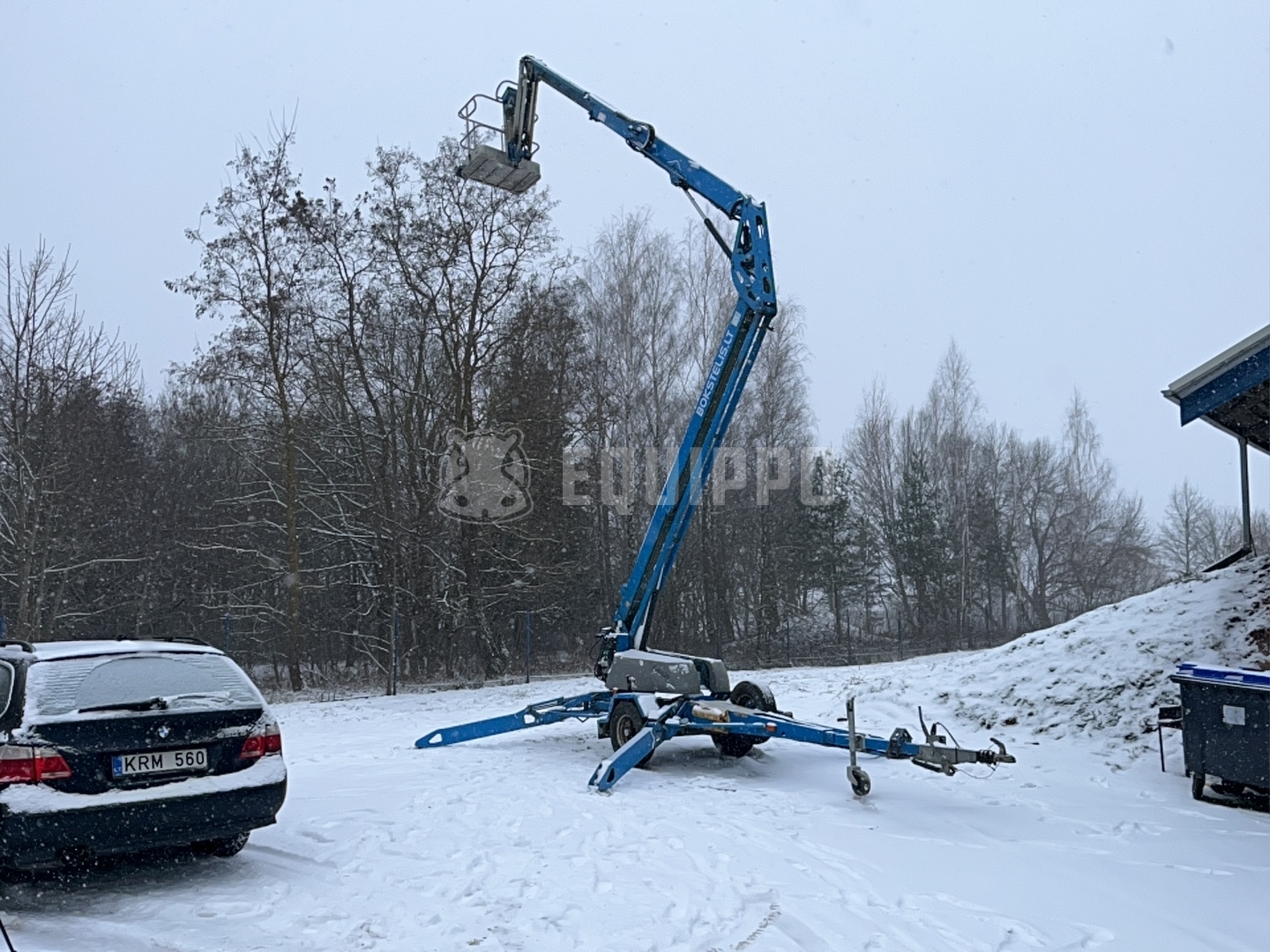 Genie TZ-50 Hybrid w/Drive (17m) - - Used Trailer-Mounted Boom Lift