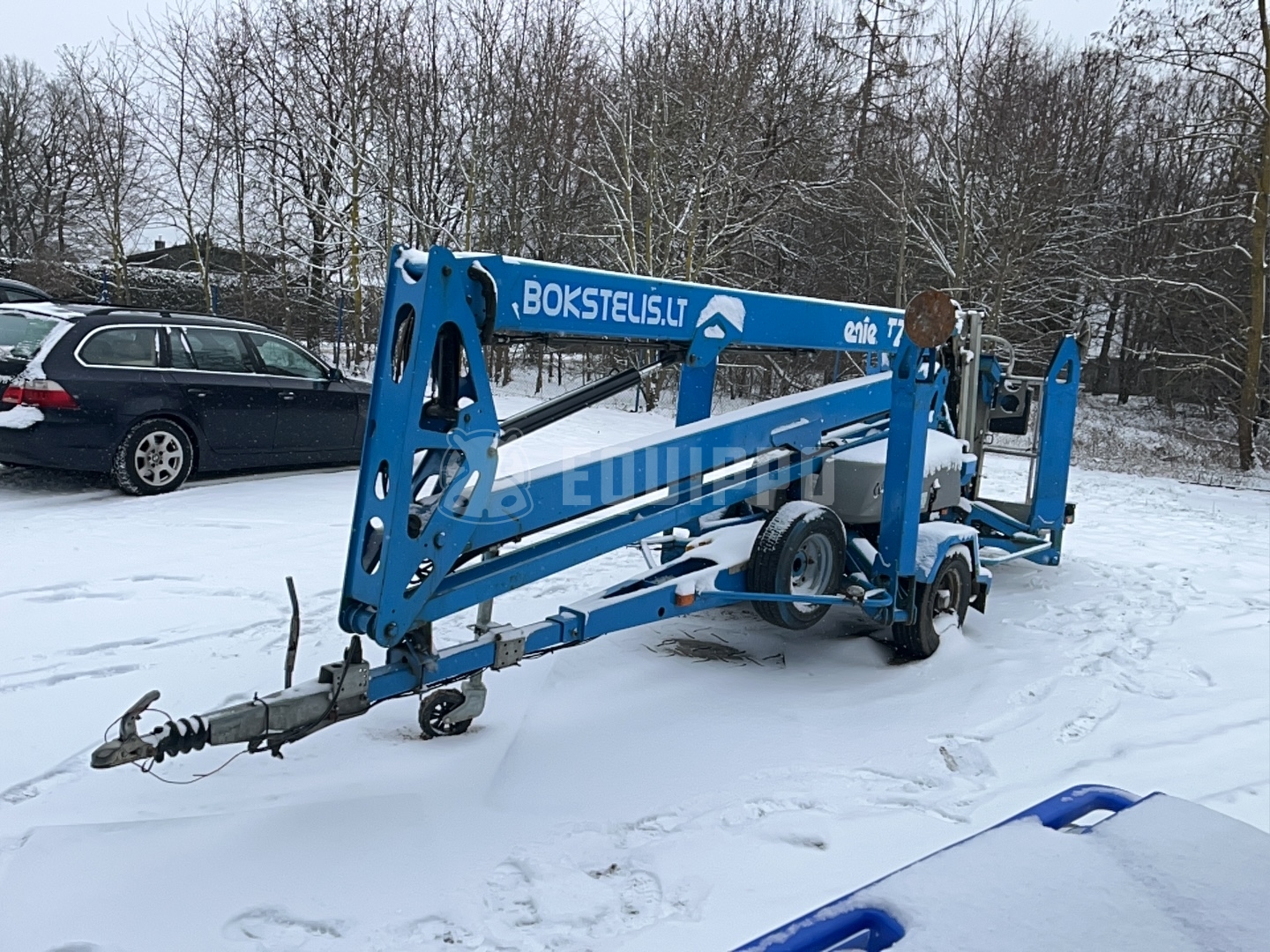Genie TZ-50 Hybrid w/Drive (17m) - - Used Trailer-Mounted Boom Lift