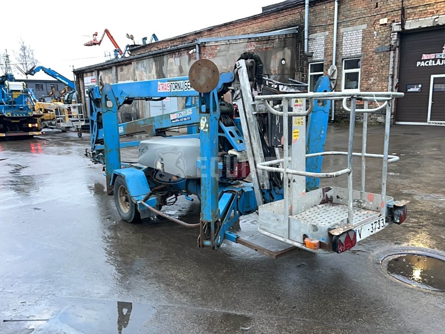 Genie TZ™-50 Hybrid w/Drive (17m) - - Gebrauchte Trailer-Mounted Boom Lift