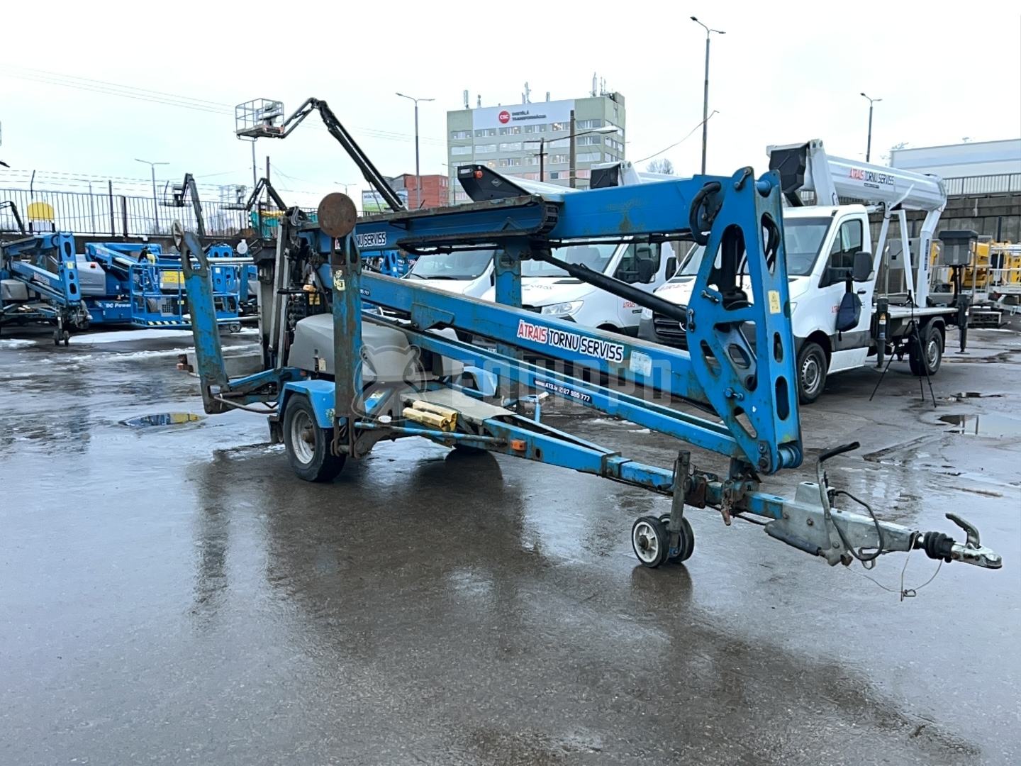 Genie TZ™-50 Hybrid w/Drive (17m) - - Gebrauchte Trailer-Mounted Boom Lift