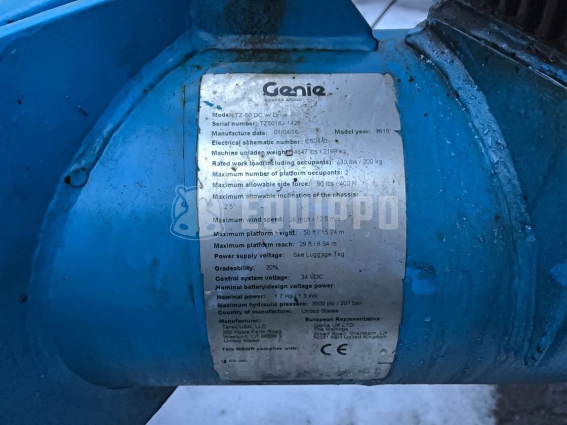 2016 Genie TZ-50 DC-48553107