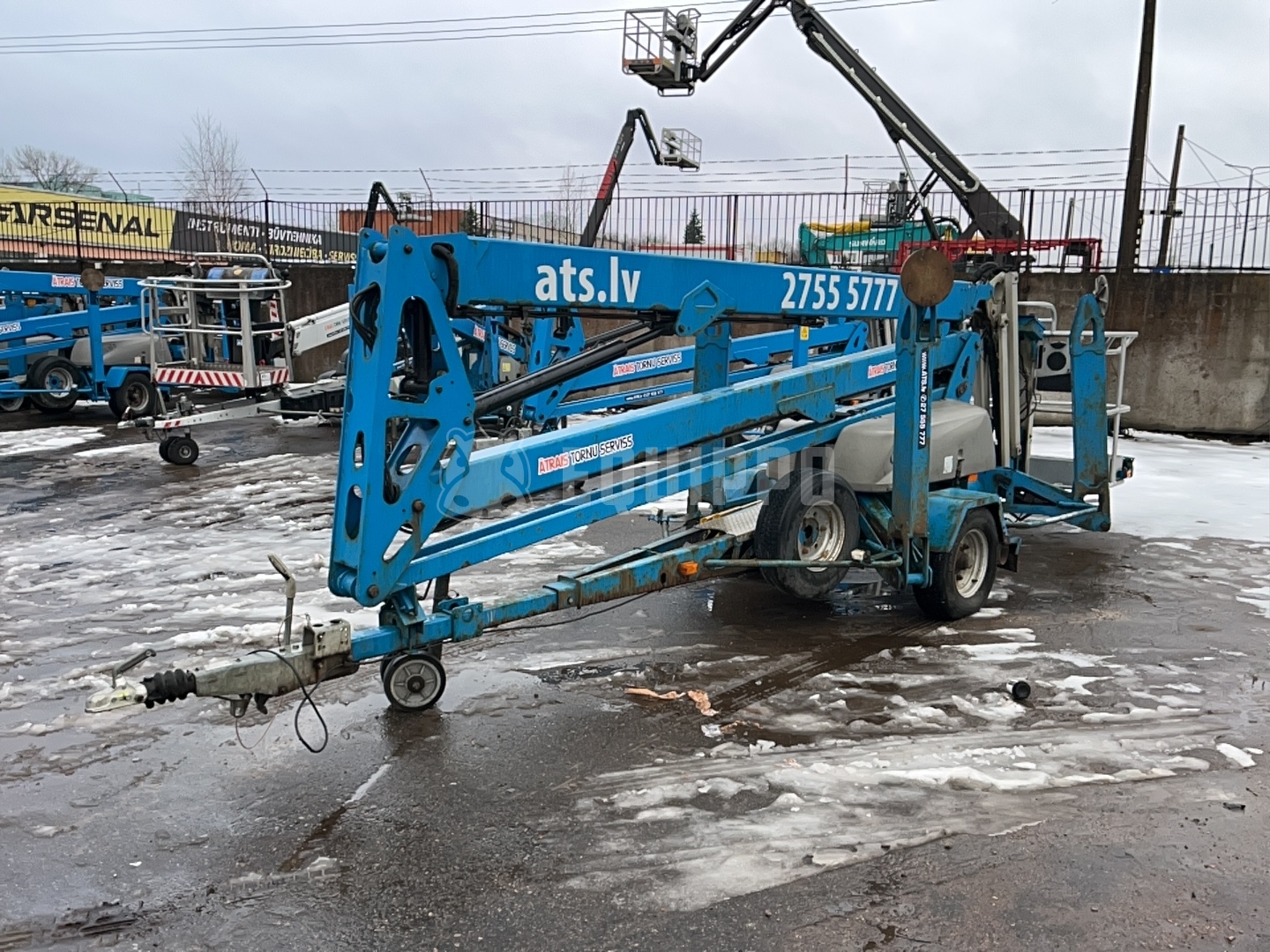 Genie TZ-50 DC w/Drive (17m) - - Gebruikte Trailer-Mounted Boom Lift