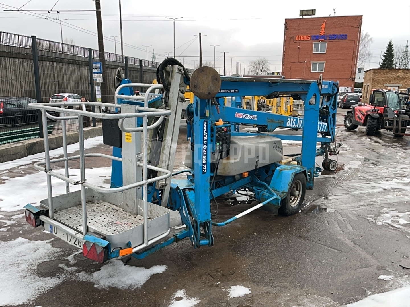 Genie TZ-50 DC w/Drive (17m) - - Gebruikte Trailer-Mounted Boom Lift