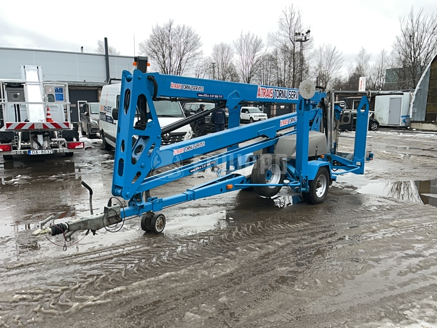 Genie TZ™-50 DC mit Antrieb (17m) - - Gebrauchte Trailer-Mounted Boom Lift