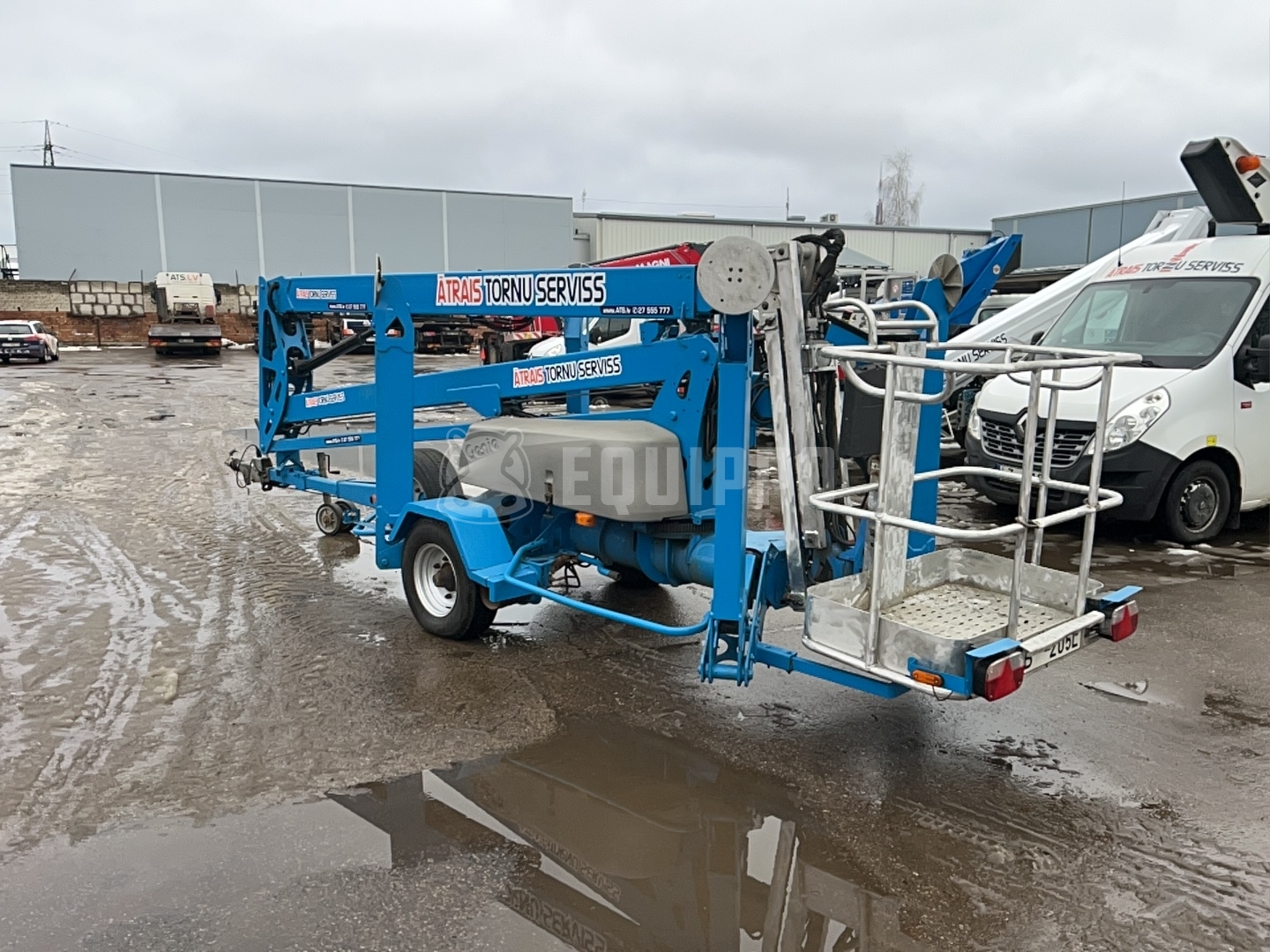Genie TZ™-50 DC mit Antrieb (17m) - - Gebrauchte Trailer-Mounted Boom Lift