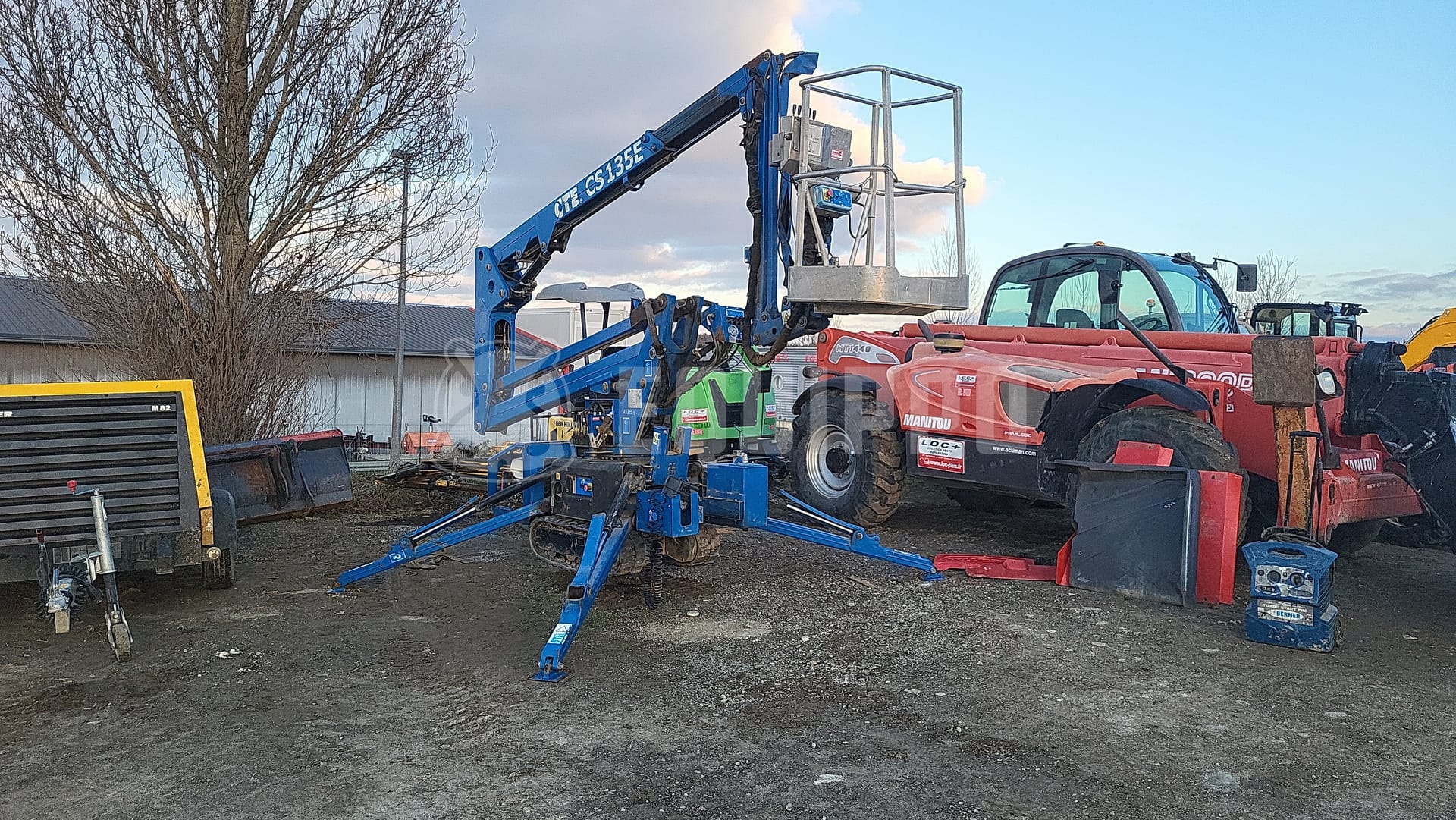 CTE CS 135 E / Traccess 135 (13,3m) - - Used Spider Boom Lift