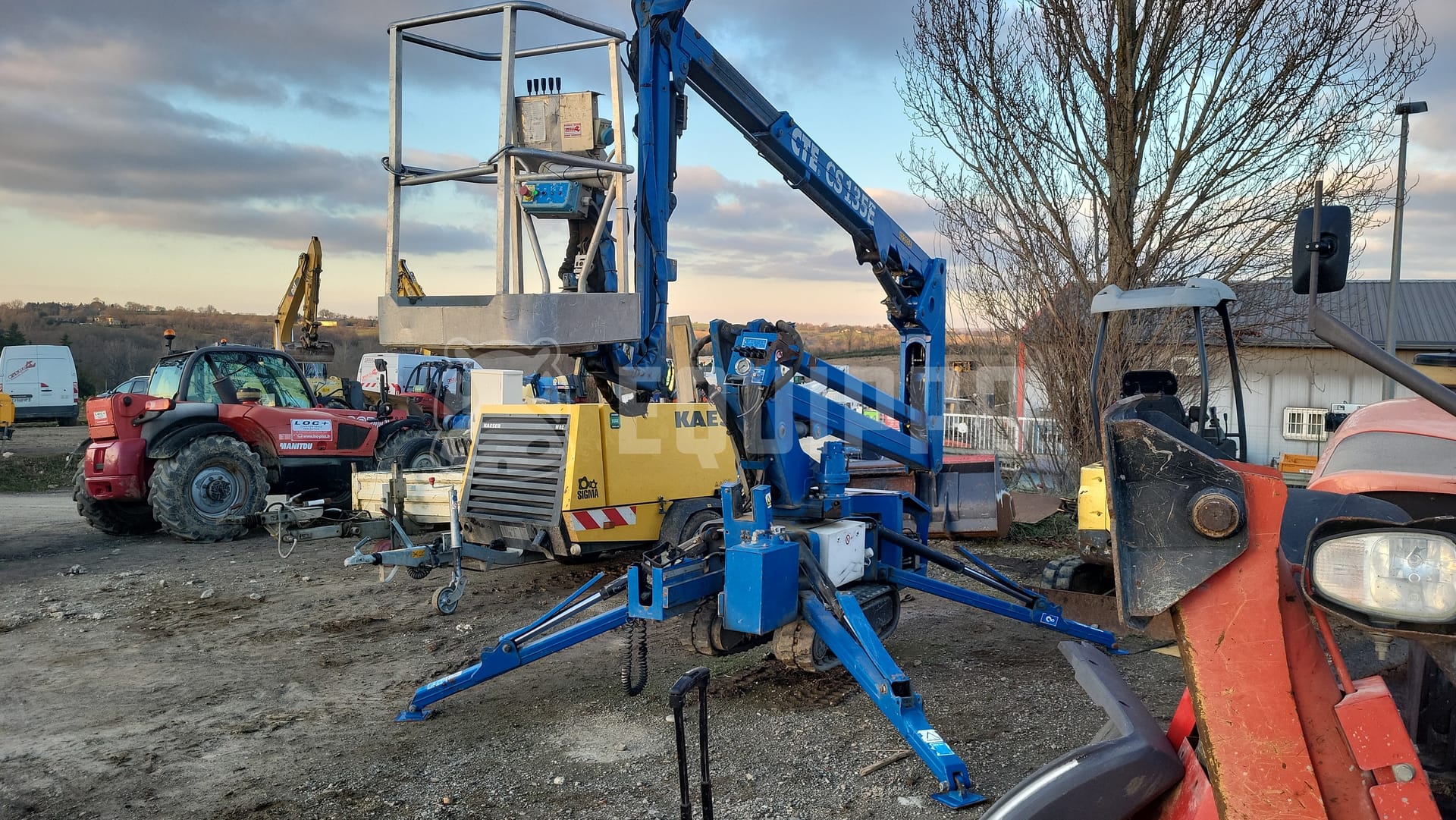 CTE CS 135 E / Traccess 135 (13,3m) - - Used Spider Boom Lift