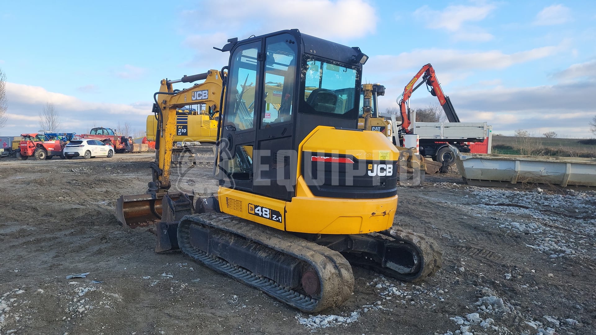 JCB 48Z-I with 3 buckets - - Used Mini Excavator < 7t