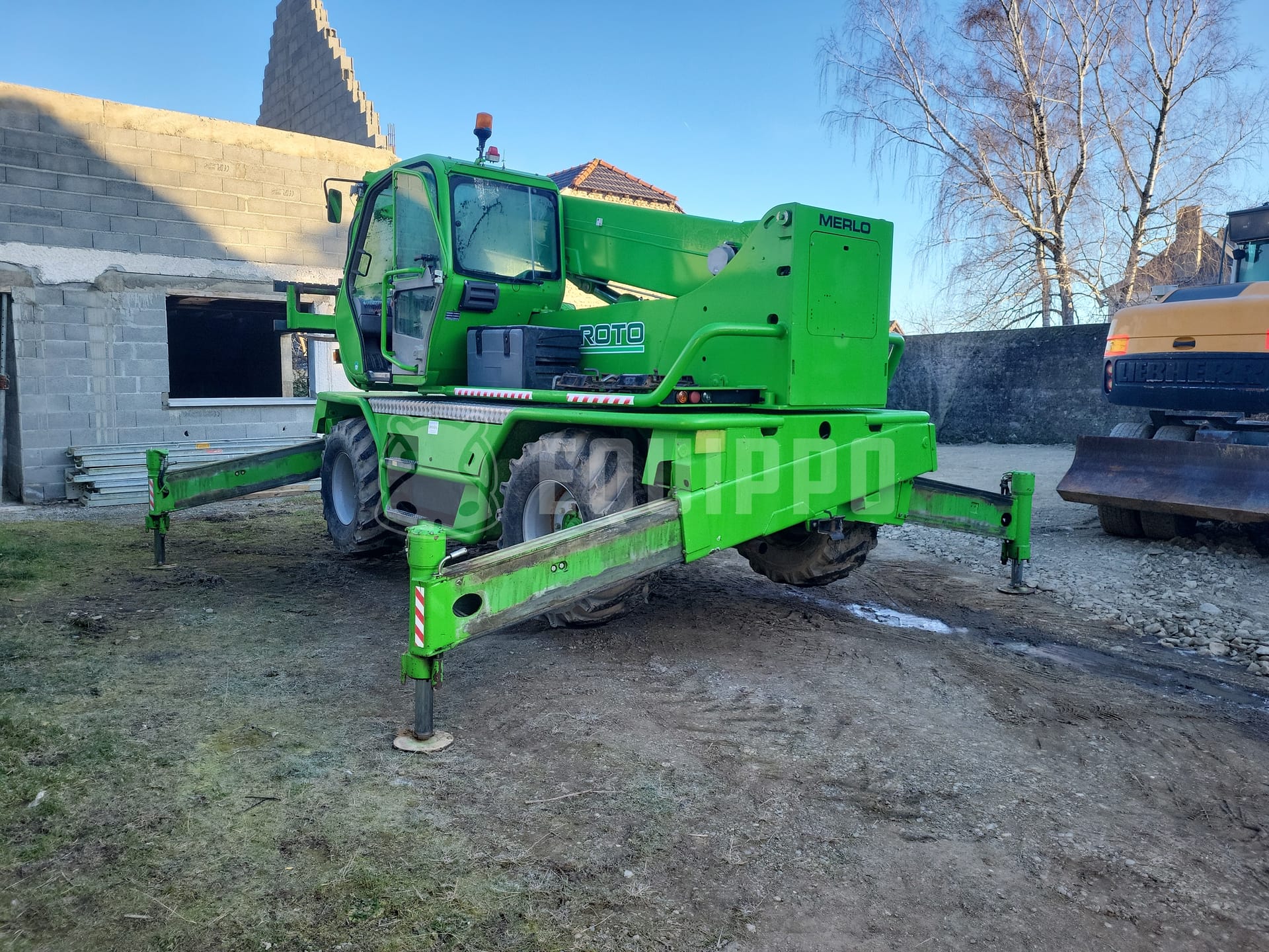 Merlo Roto 45.19 MCSS (19m) with forks, basket, winch and bucket - - Used Telescopic Forklift