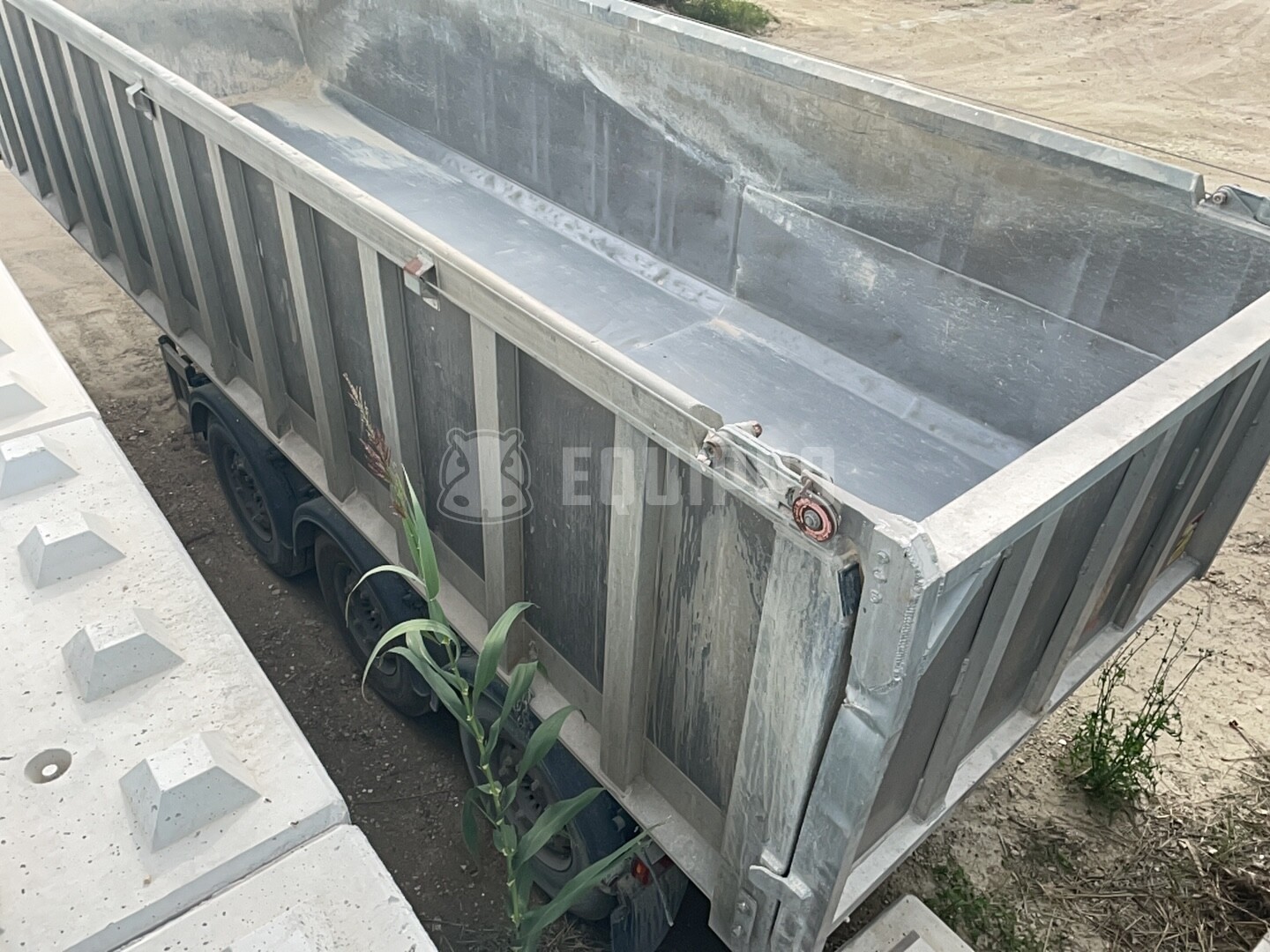 TISVOL A-830140-EAL 3-axle Aluminium Dump-trailer (not Forez, not Meiller) - - Used Tipper Semi-trailer