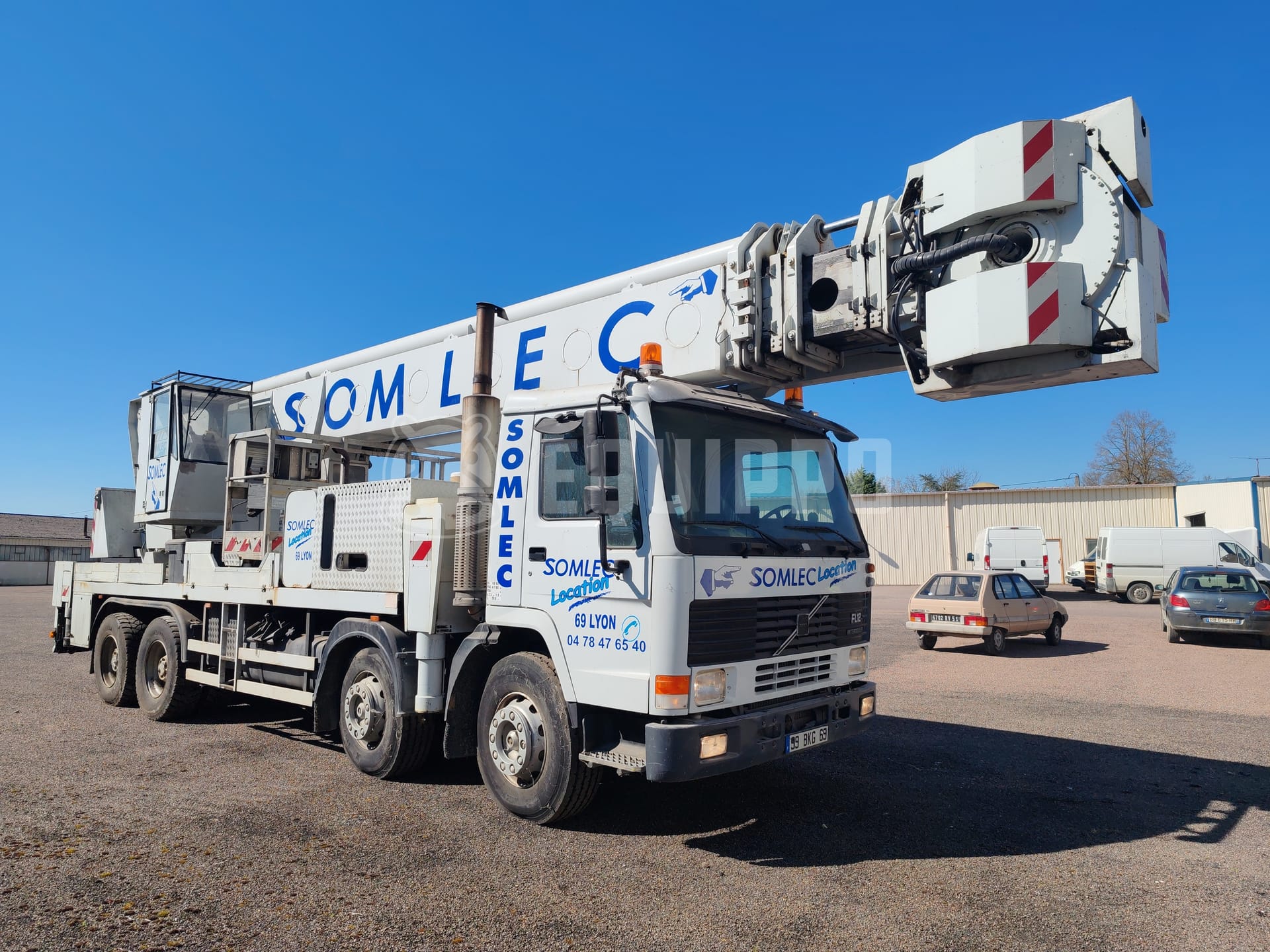 Volvo FL12 Intercooler with Multitel J361TA (60m) - - Used Truck-Mounted Boom Lift
