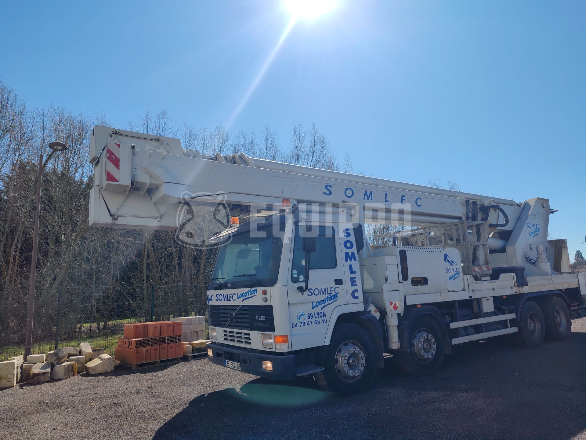 Volvo FL12 Intercooler with Multitel J361TA (60m) - - Used Truck-Mounted Boom Lift