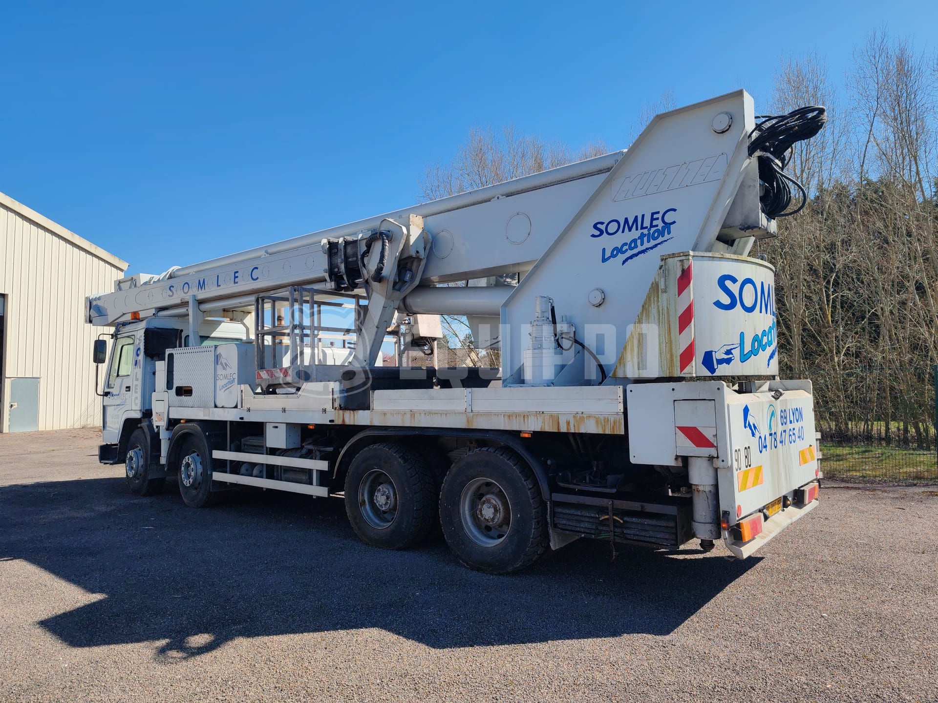 Volvo FL12 Intercooler with Multitel J361TA (60m) - - Used Truck-Mounted Boom Lift