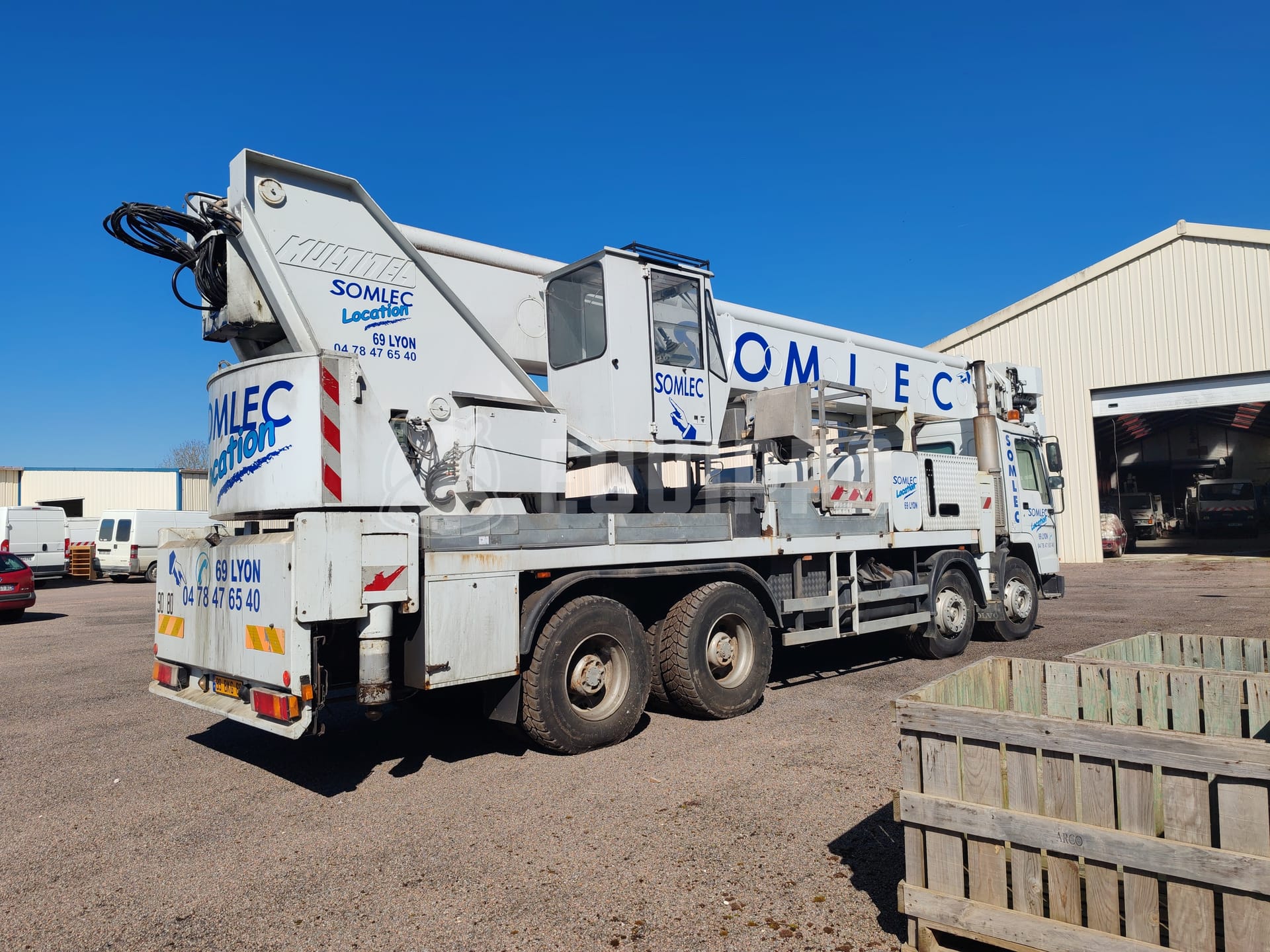 Volvo FL12 Intercooler with Multitel J361TA (60m) - - Used Truck-Mounted Boom Lift