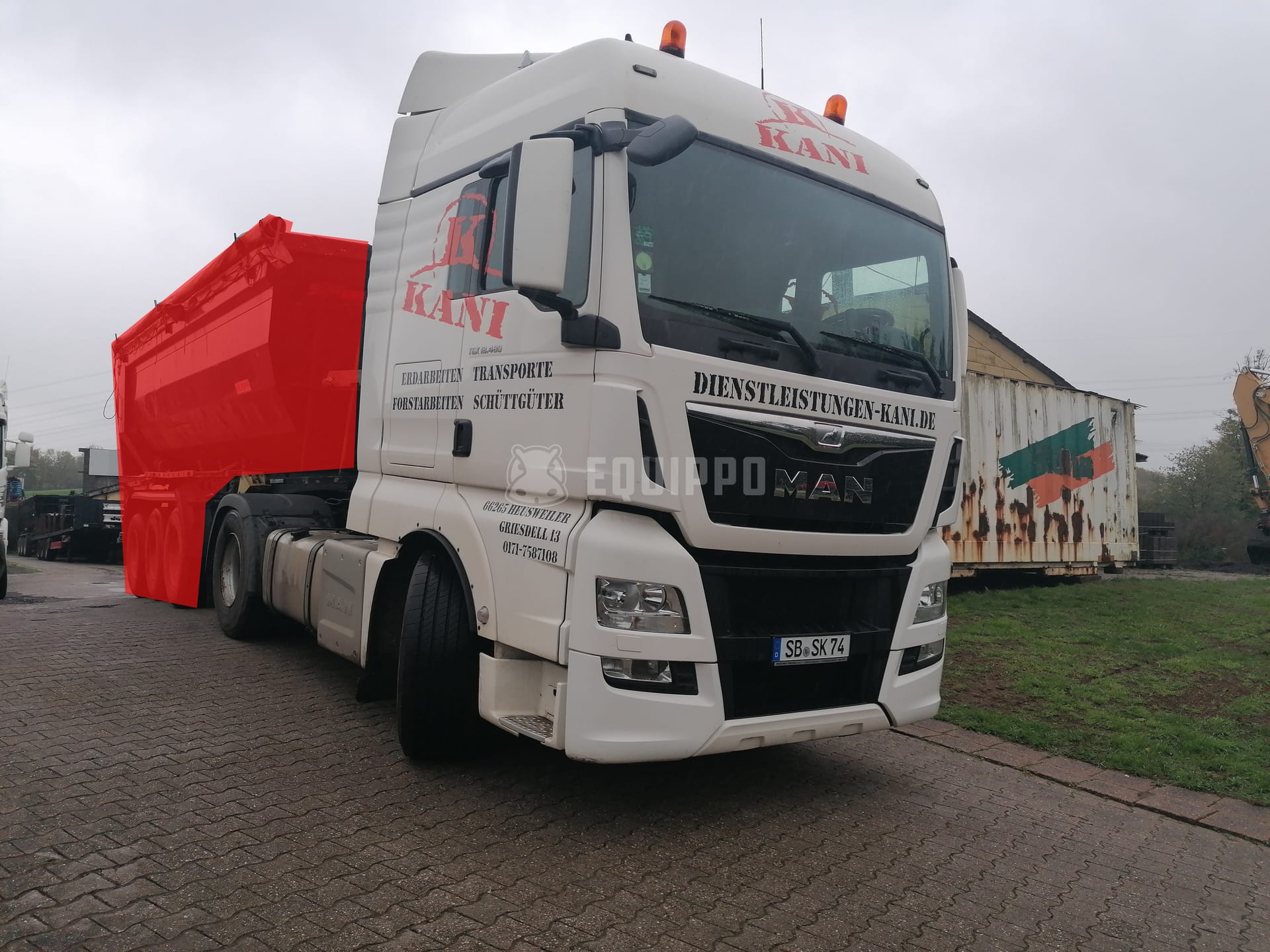 MAN TGX 18.480 4x2 BLS WITH TIPPER HYDRAULIC AND GOOD TIRES - - Used Tractor Unit