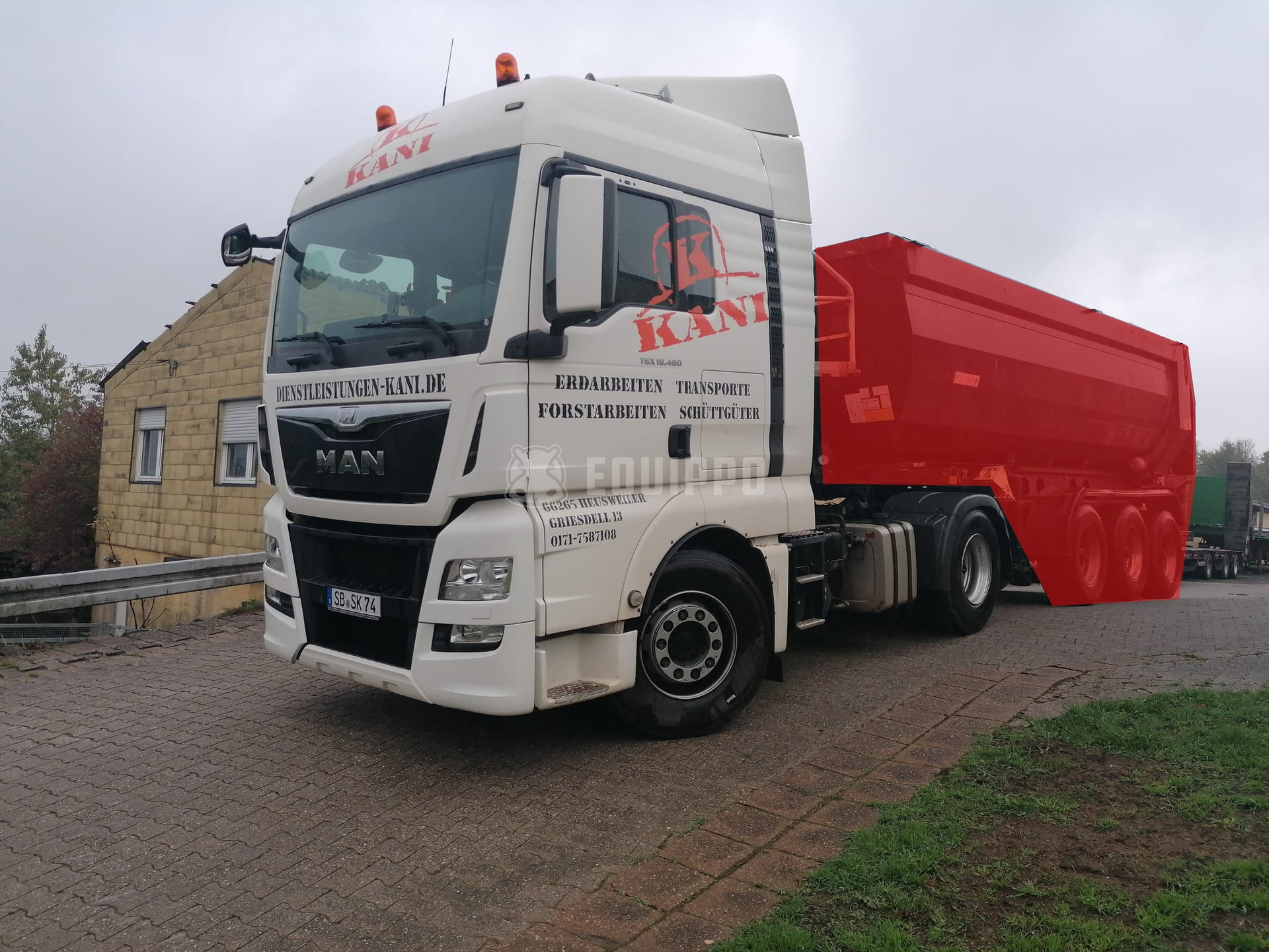 MAN TGX 18.480 4x2 BLS WITH TIPPER HYDRAULIC AND GOOD TIRES - - Used Tractor Unit