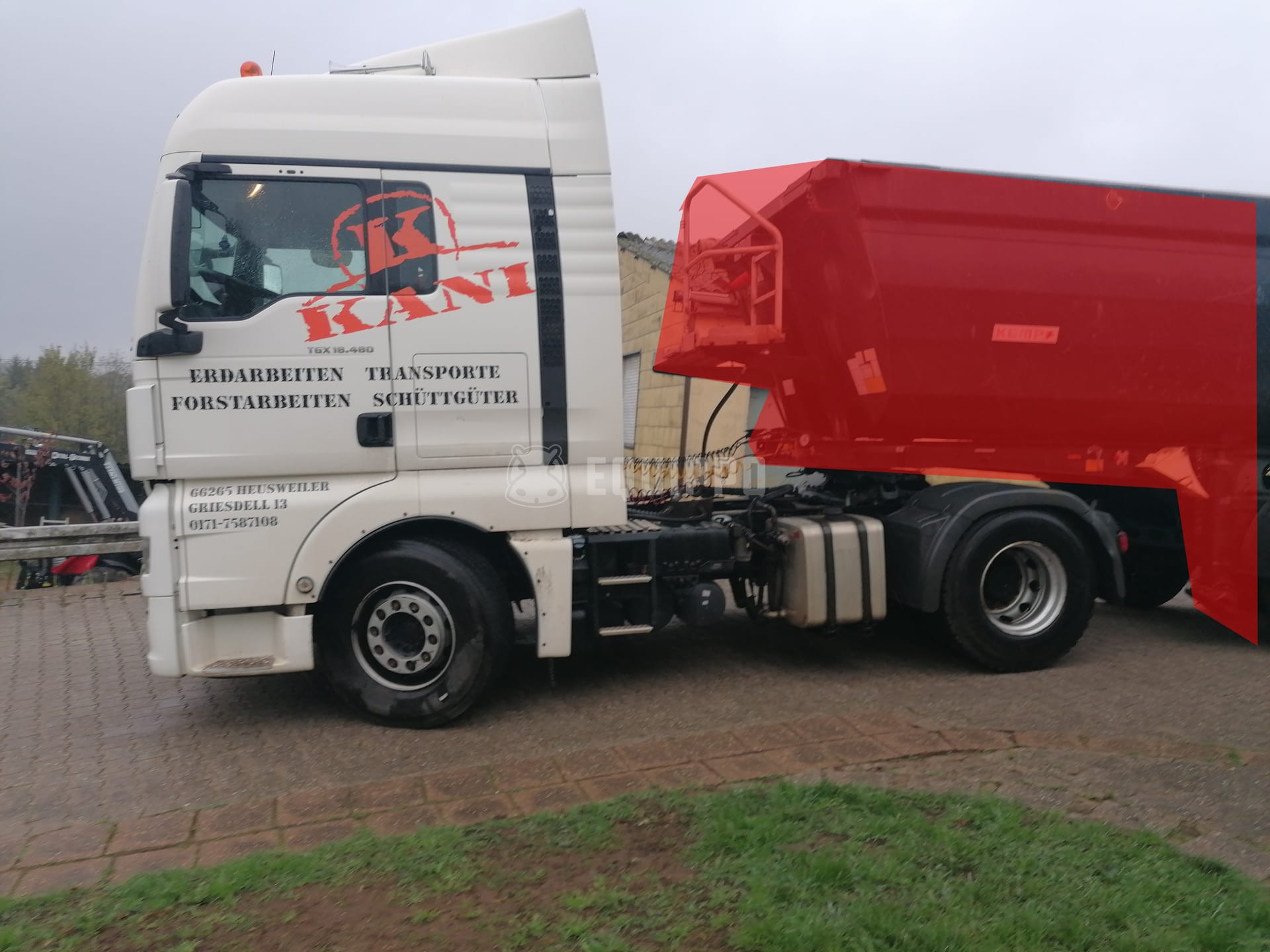 MAN TGX 18.480 4x2 BLS WITH TIPPER HYDRAULIC AND GOOD TIRES - - Used Tractor Unit