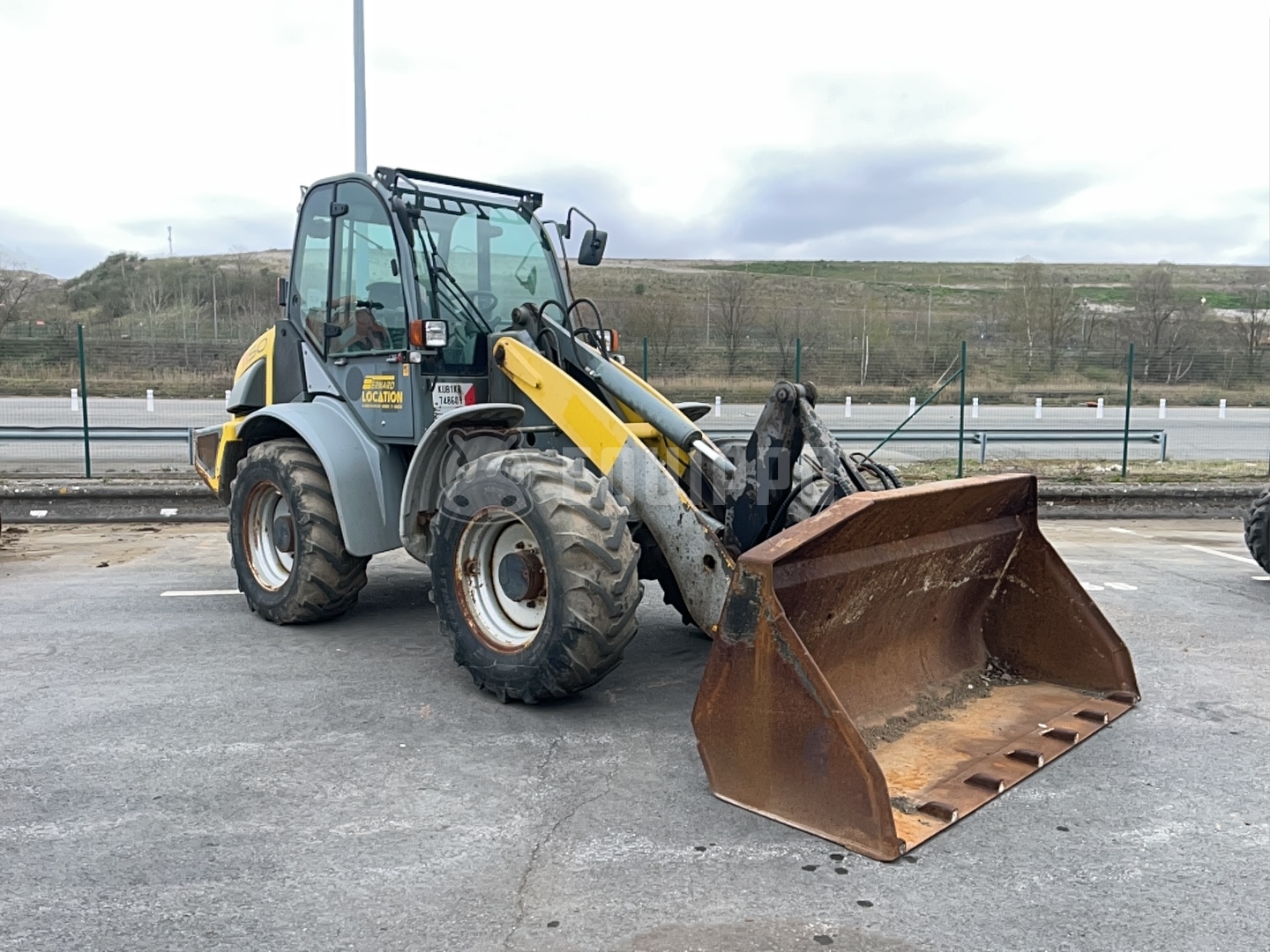 Kramer 347 / 1150 - Compact Wheel Loader with 4WD for Versatile Material Handling - - Used Wheel Loader