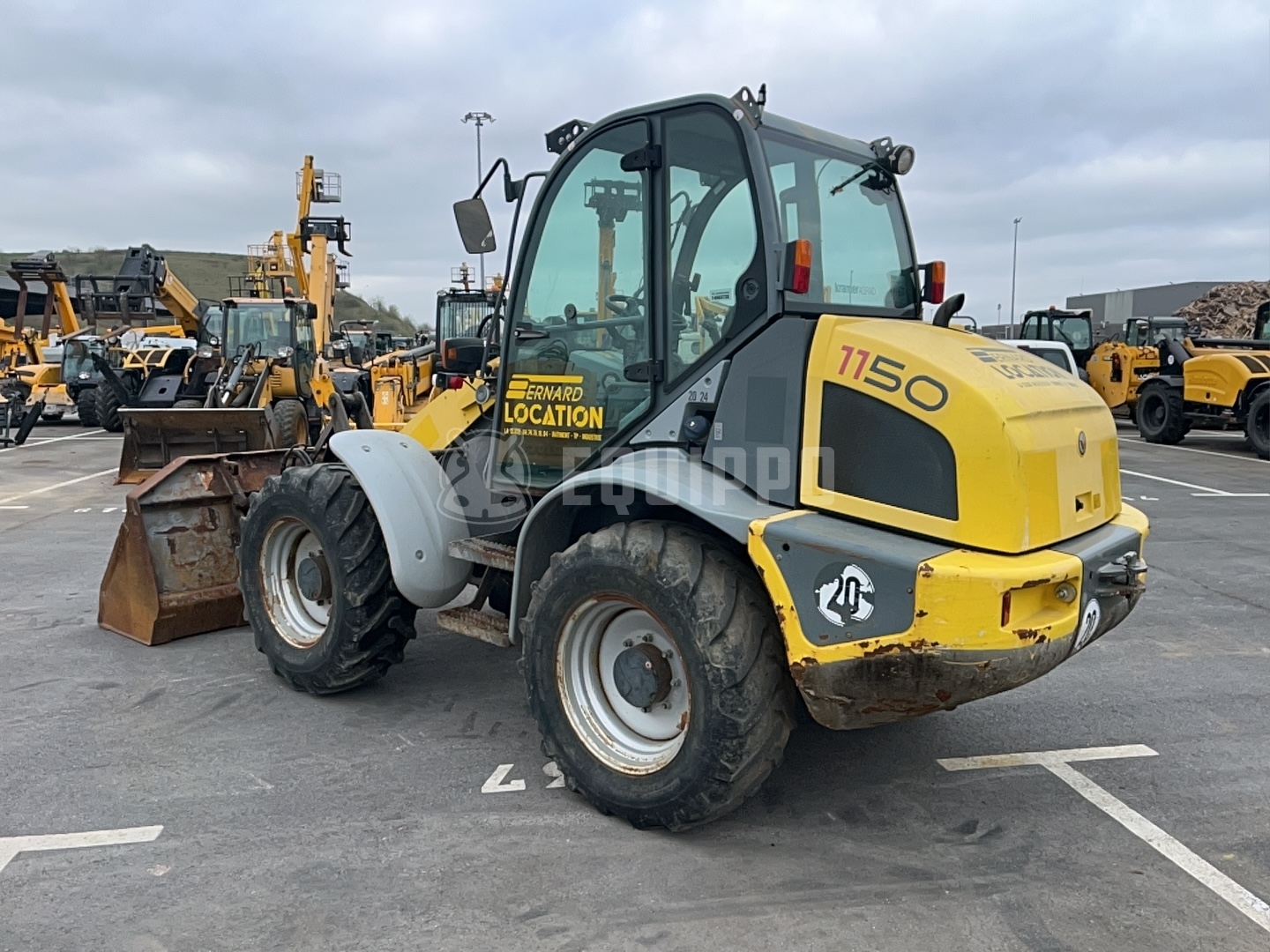 Kramer 347 / 1150 - Compact Wheel Loader with 4WD for Versatile Material Handling - - Used Wheel Loader
