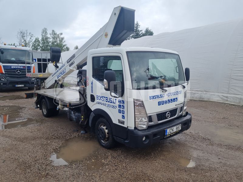 Isoli PT200 on Nissan NT400 - Right Front - Used Truck-Mounted Boom Lift