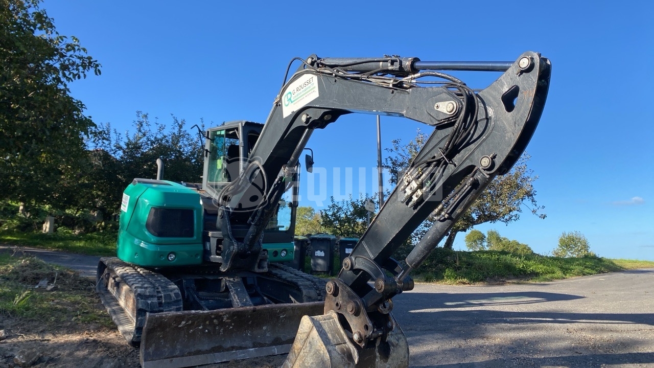 Eurocomach Es 85 Zt z 3 cazoami - - Używany Midi Koparka 7t - 12t