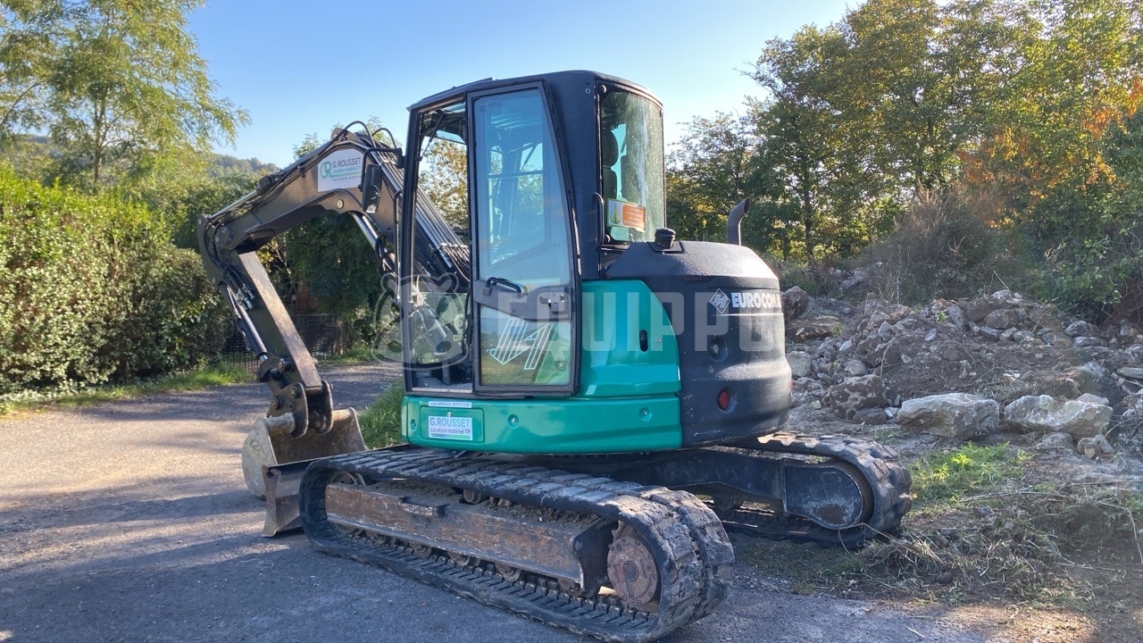 Eurocomach Es 85 Zt z 3 cazoami - - Używany Midi Koparka 7t - 12t