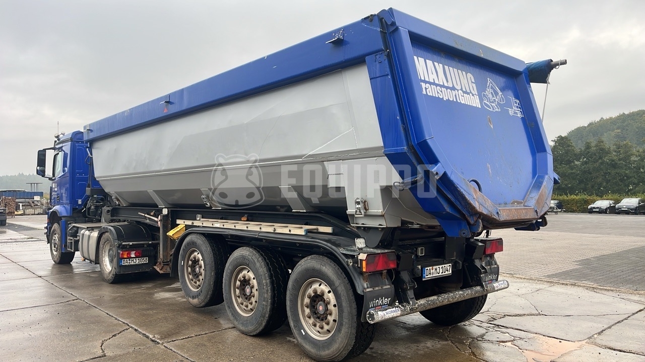 Meierling MSK 24 HM / AL-HAR 7,6 - - Semirremolque Volquete Usada
