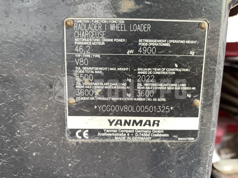 2022 YANMAR V80-45345154