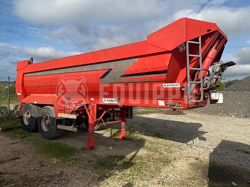 ROBUSTE KAISER S3302A Stahl Anhänger - - Gebrauchte Kippauflieger