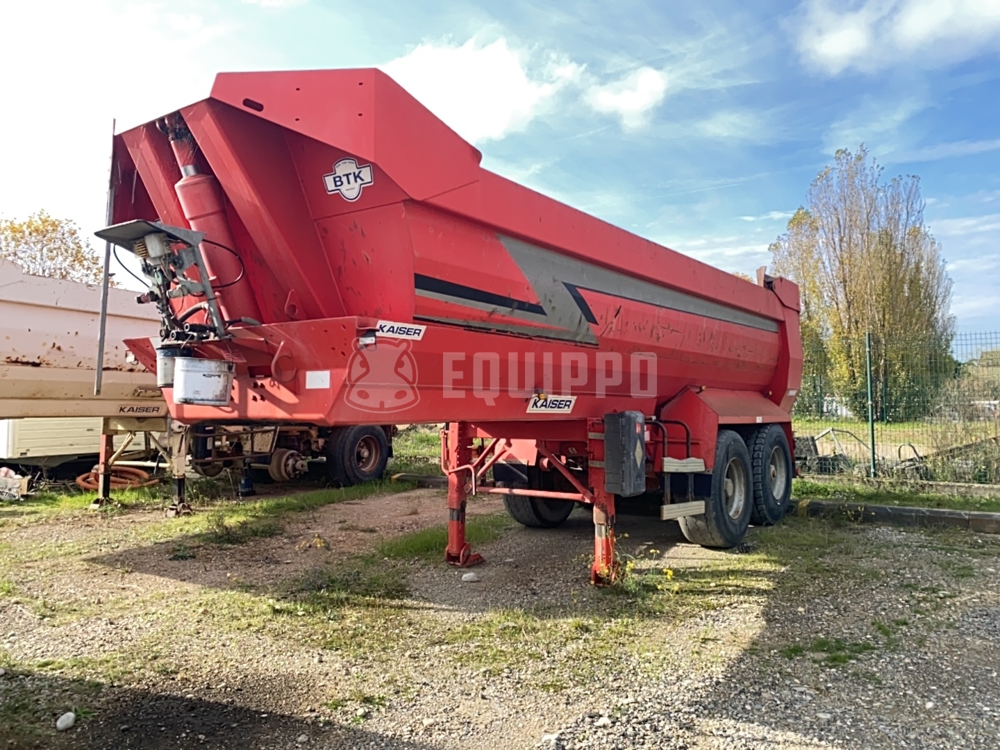 ROBUSTE KAISER S3302A Remolque de acero - - Semirremolque Volquete Usada