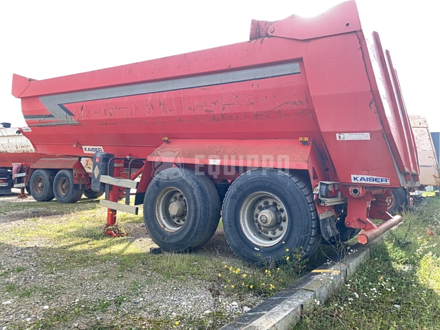 ROBUSTE KAISER S3302A Remolque de acero - - Semirremolque Volquete Usada