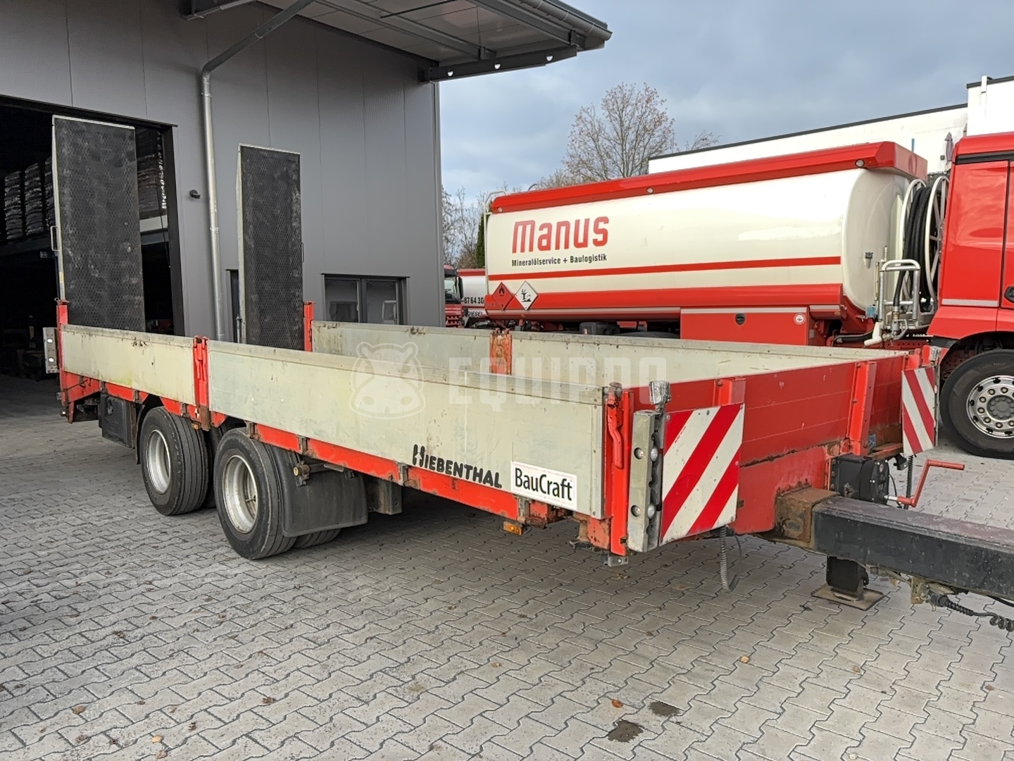Hiebenthal TTH 18 - - Gebrauchte Tieflader Auflieger