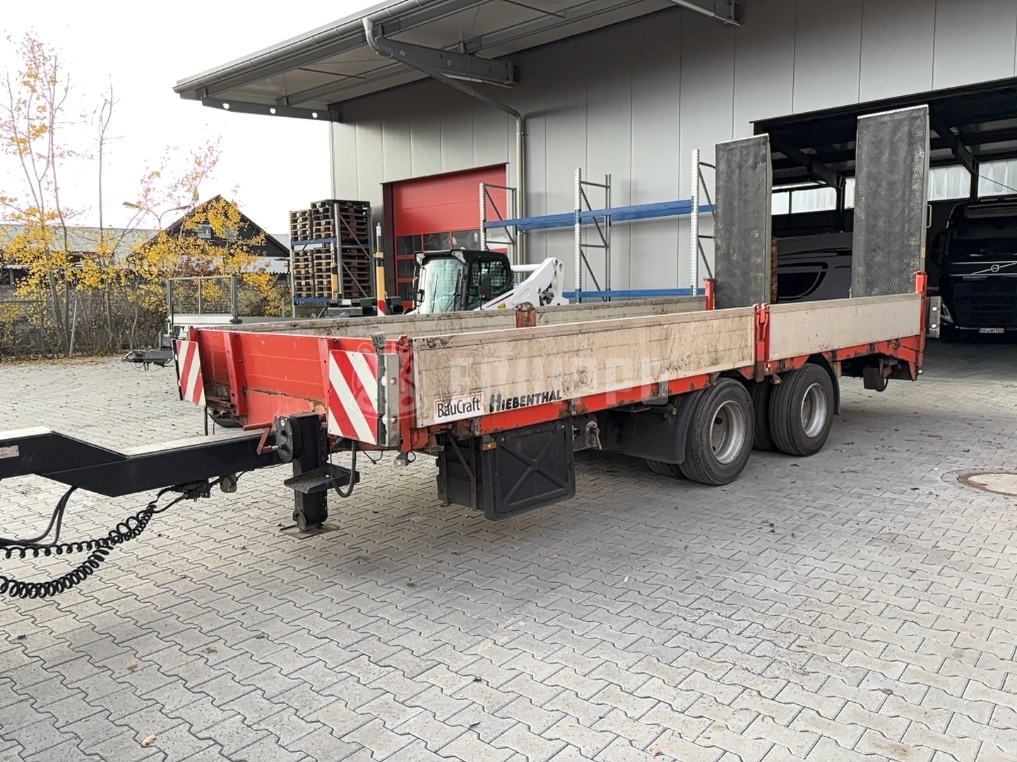 Hiebenthal TTH 18 - - Gebrauchte Tieflader Auflieger